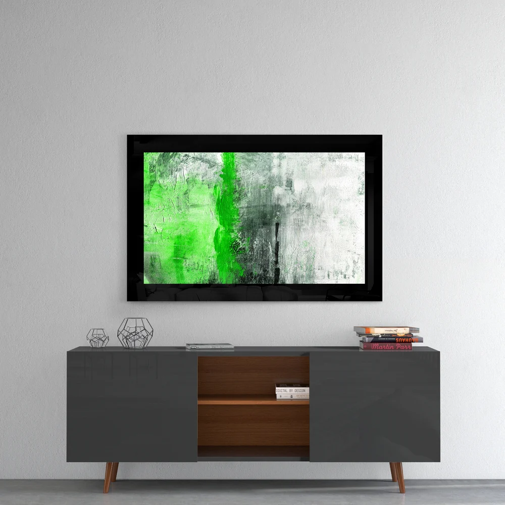 Green and Green Glass Wall Art - Image 4