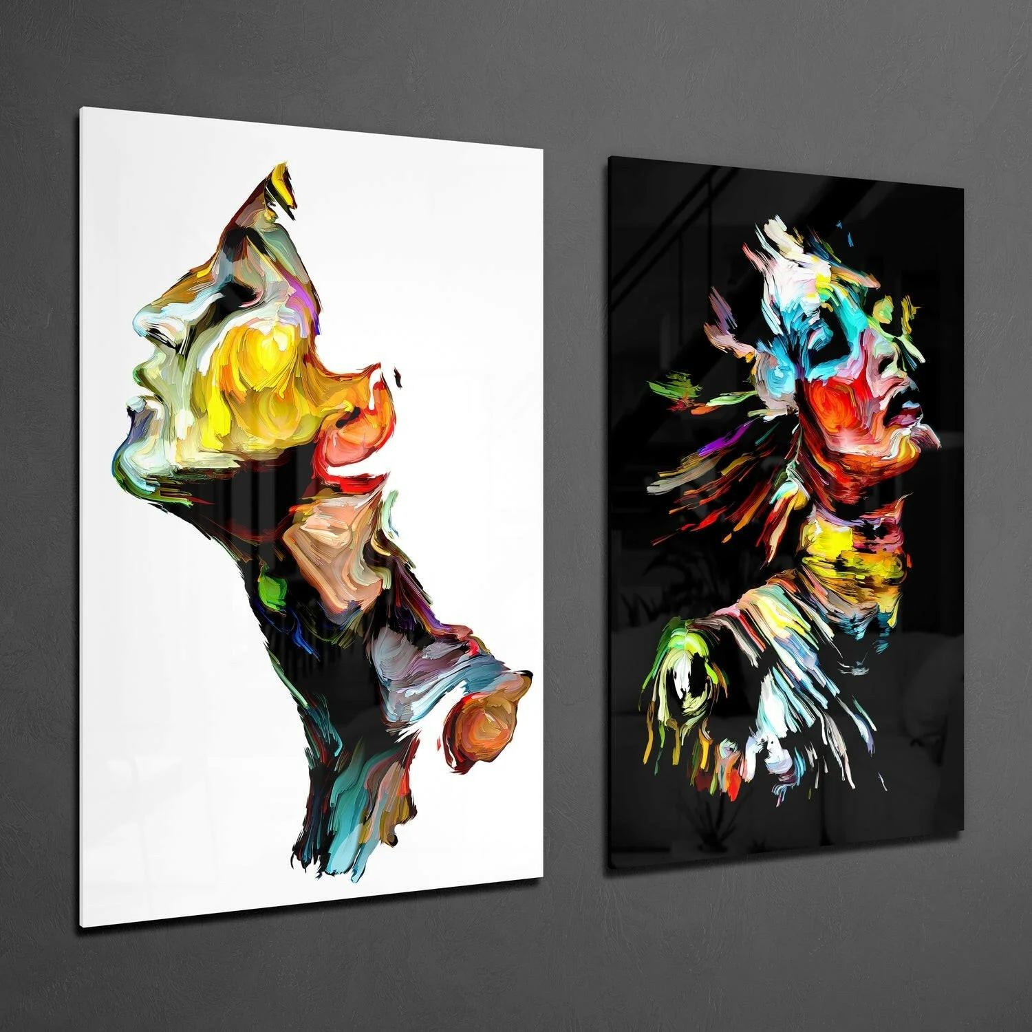 Feel the Music 2 Pieces Combine Glass Wall Art - Image 2
