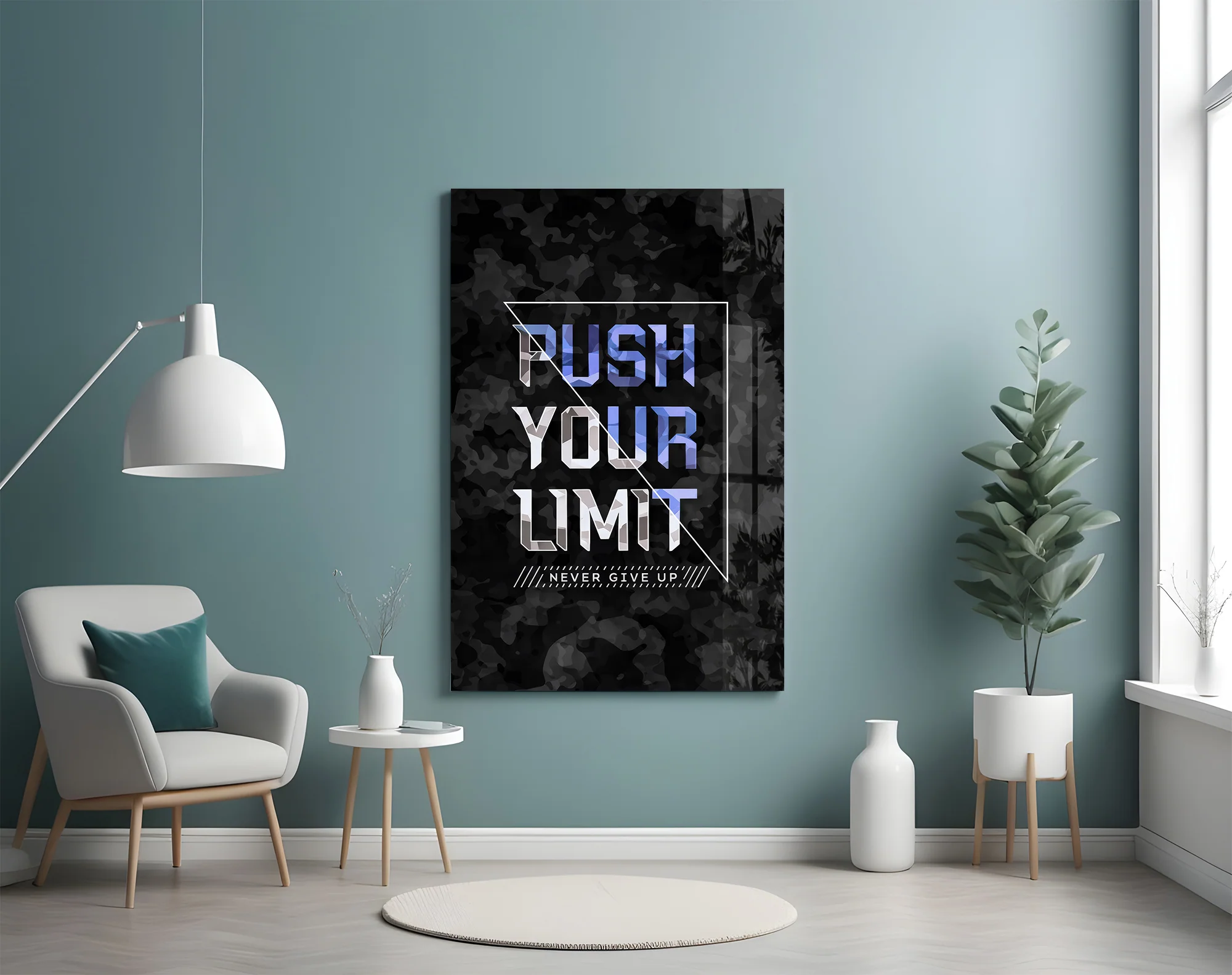 Push Your Limit Glass Wall Art - Image 5