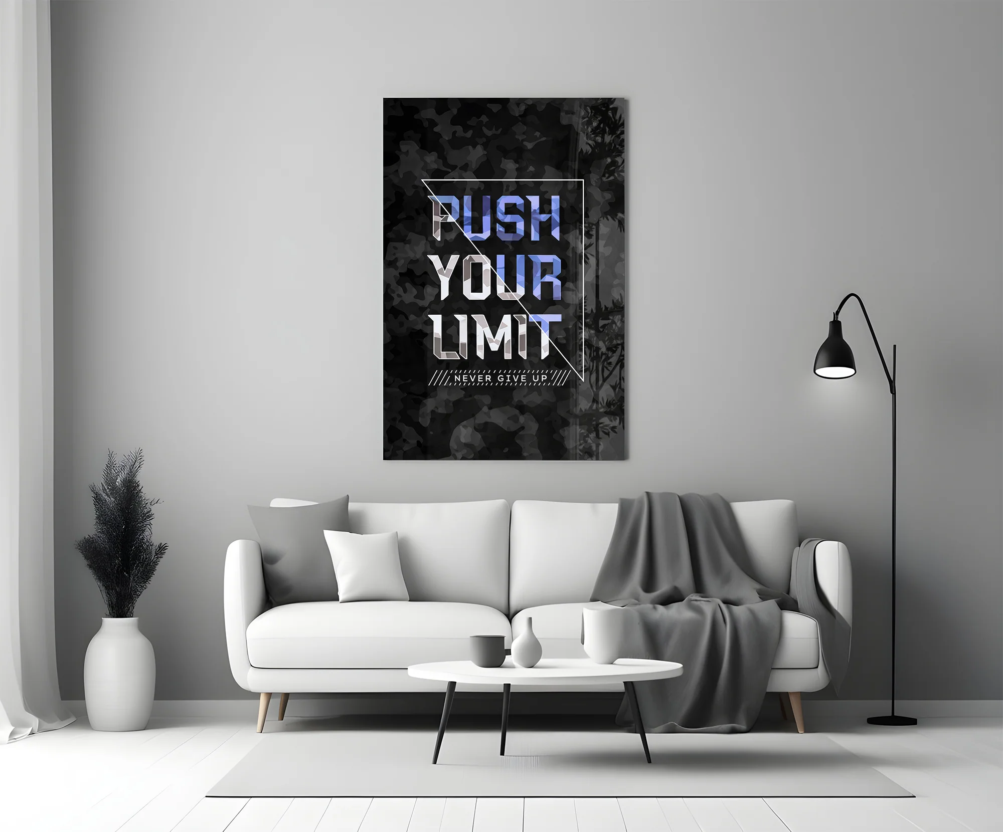 Push Your Limit Glass Wall Art - Image 6