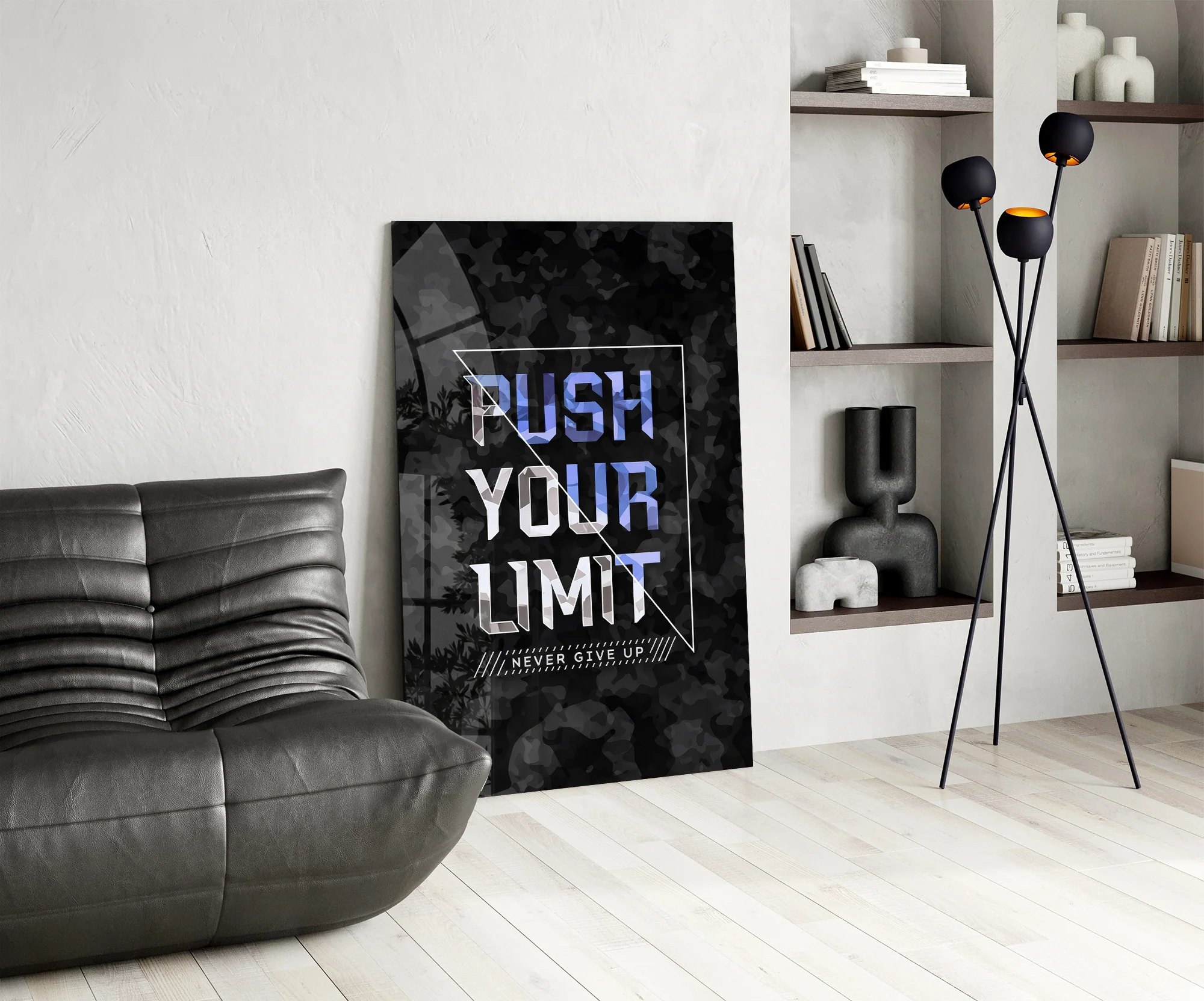 Push Your Limit Glass Wall Art - Image 7