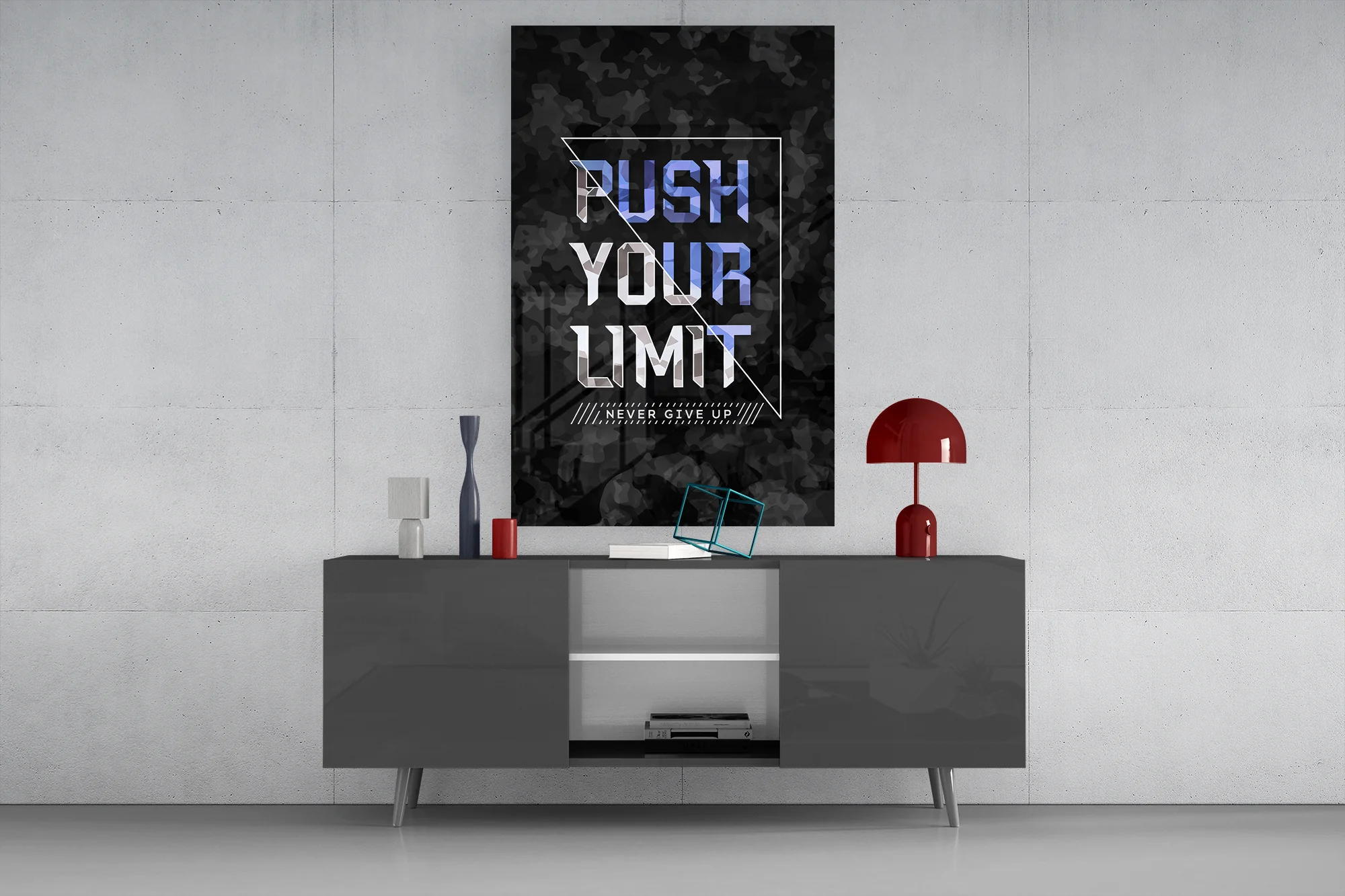 Push Your Limit Glass Wall Art - Image 9