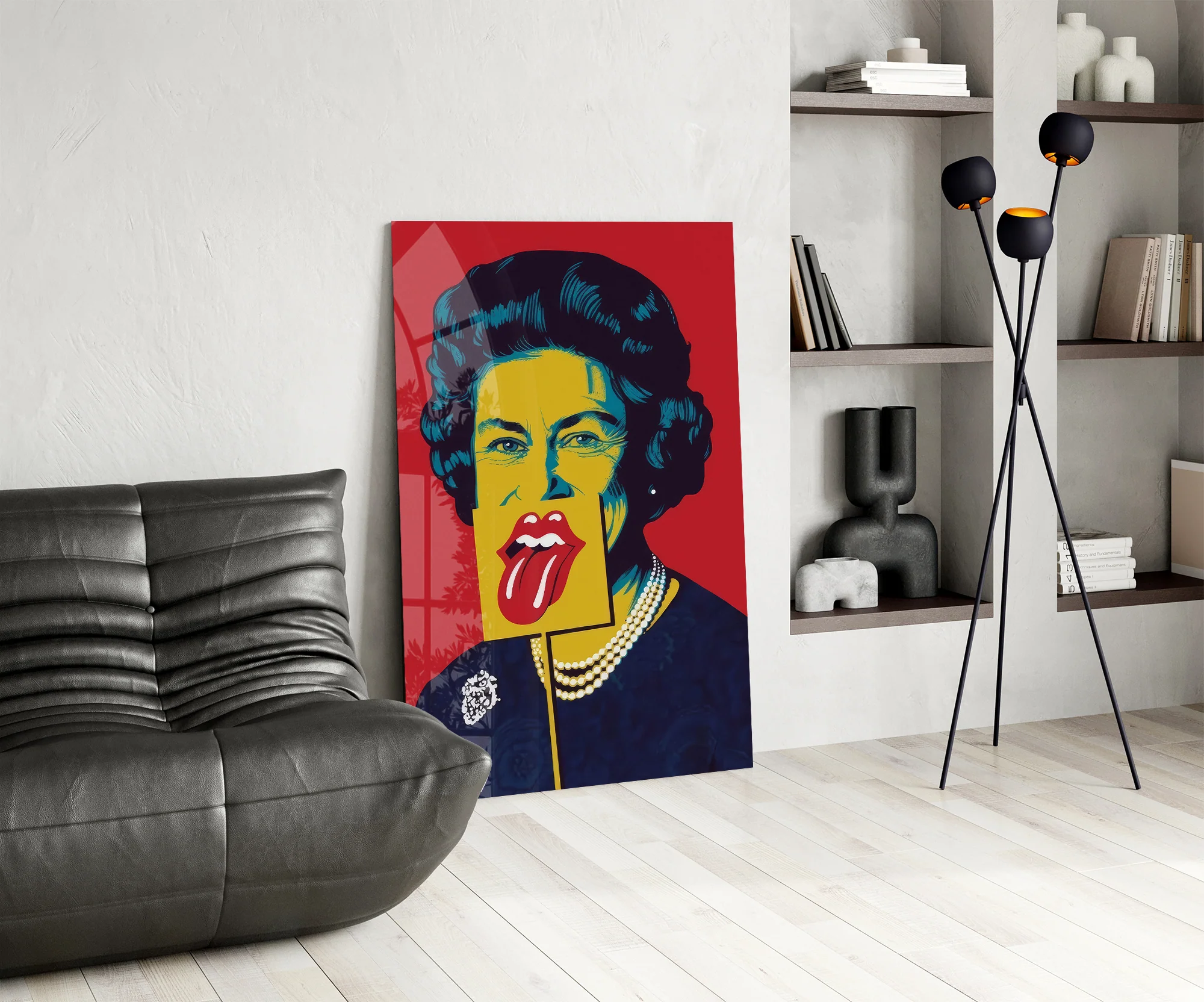 Queen Elizabeth II Pop Glass Wall Art - Image 7