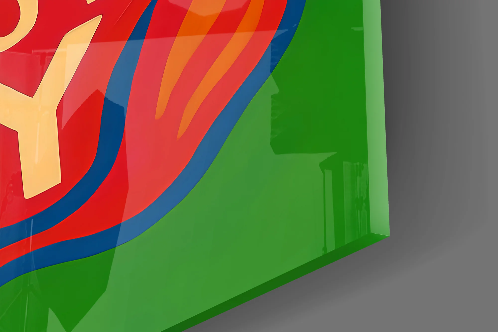 Brave Try Glass Wall Art - Image 4
