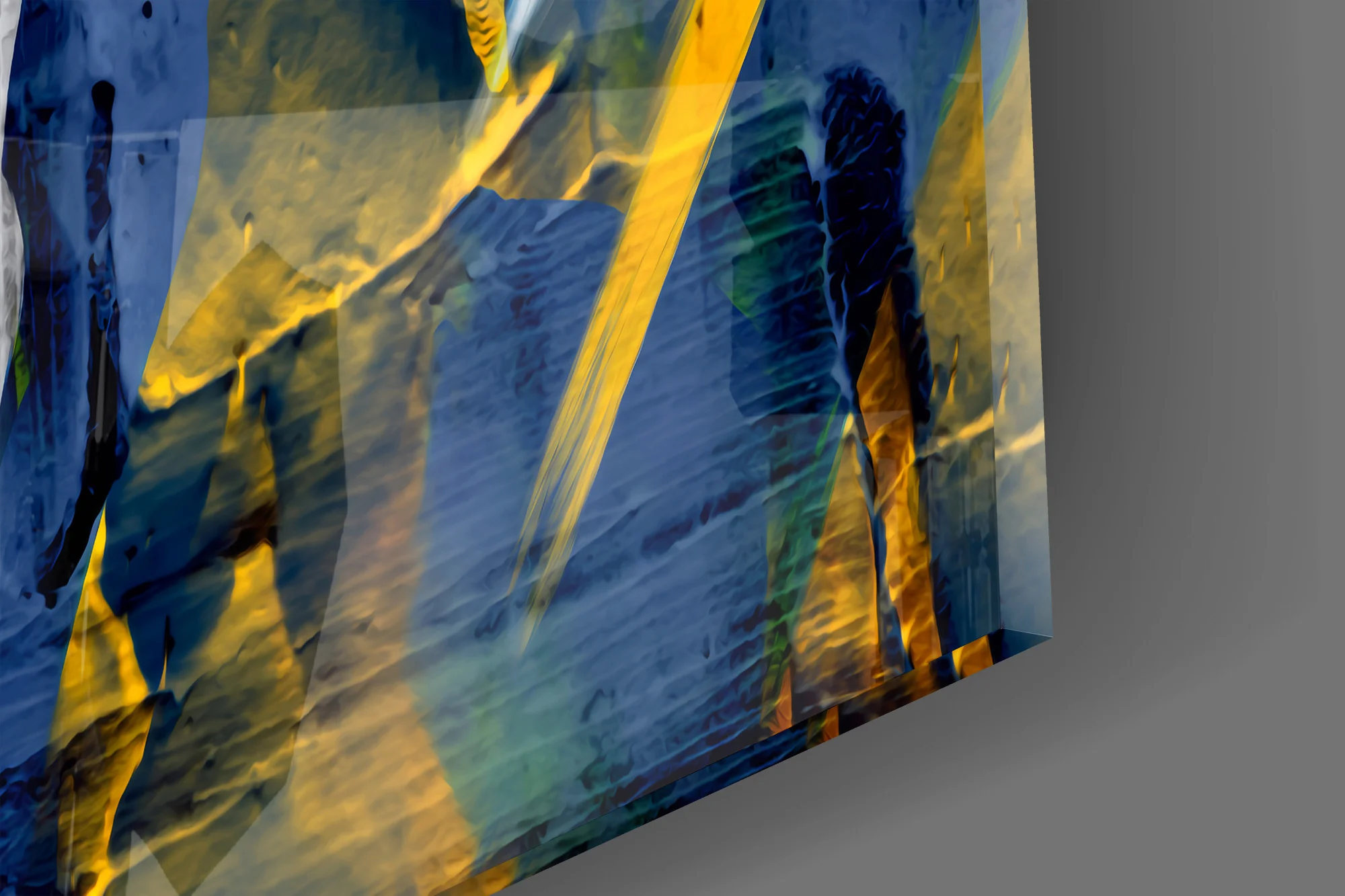 Ethereal Abstract Glass Wall Art - Image 4