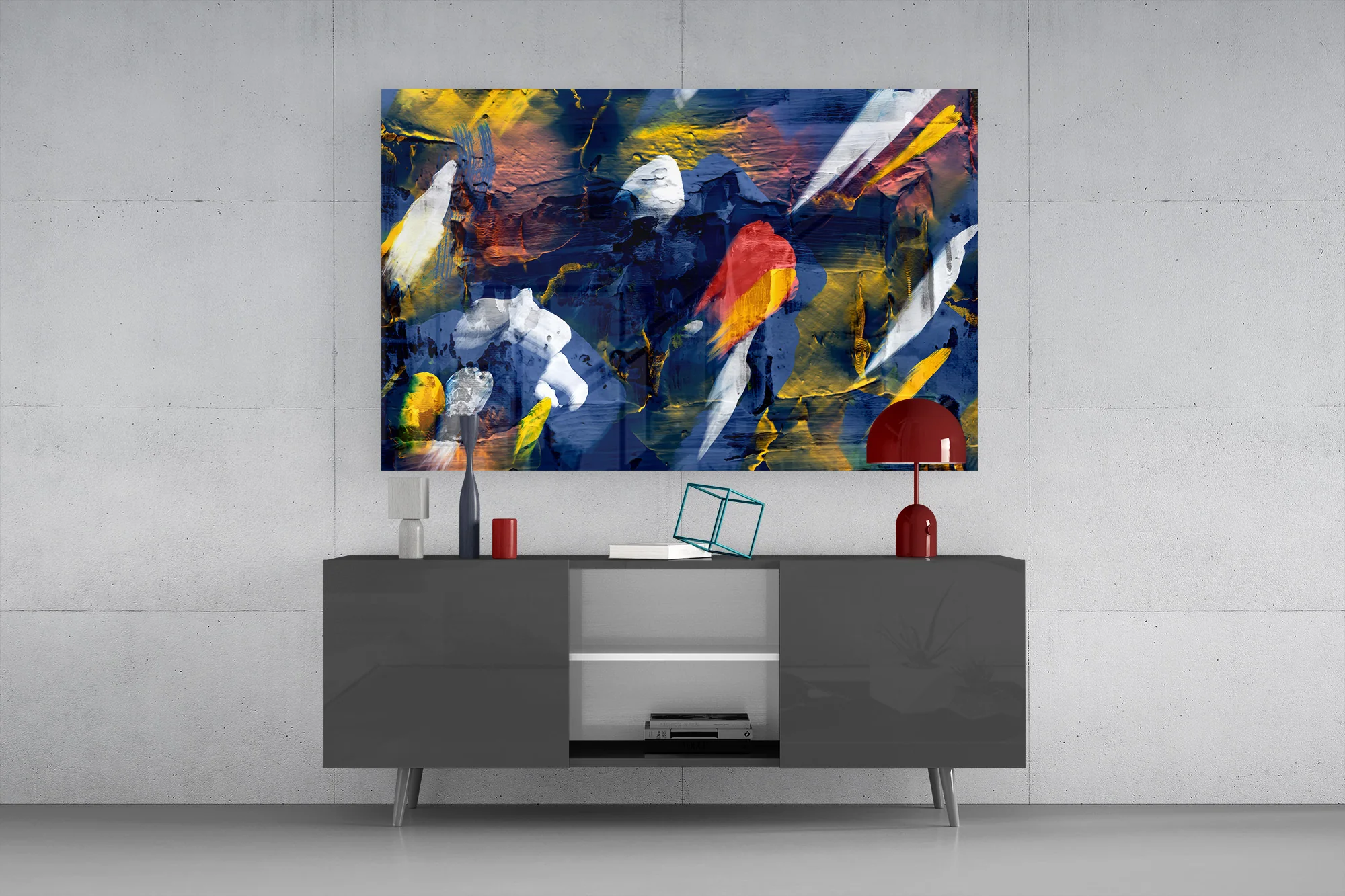 Ethereal Abstract Glass Wall Art - Image 9