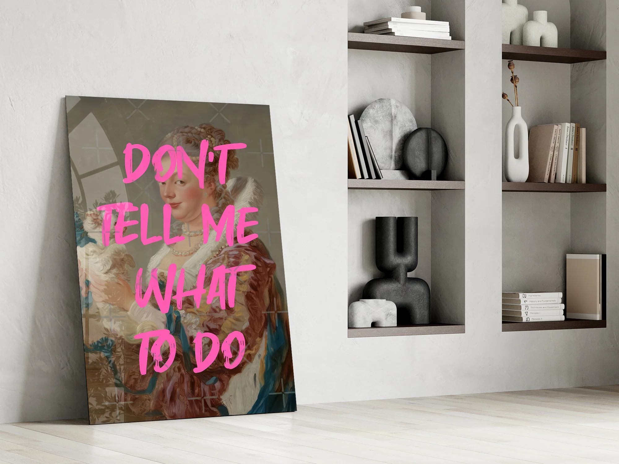 Don't Tell Me What to Do Glass Wall Art - Image 8