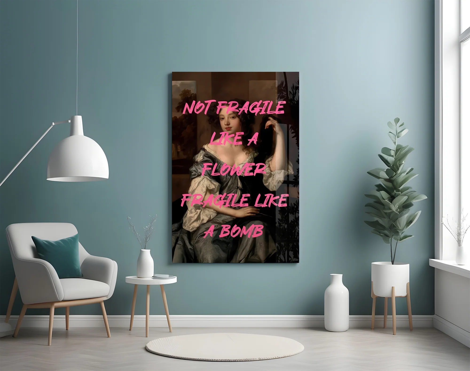 Fragile Bomb Glass Wall Art - Image 5