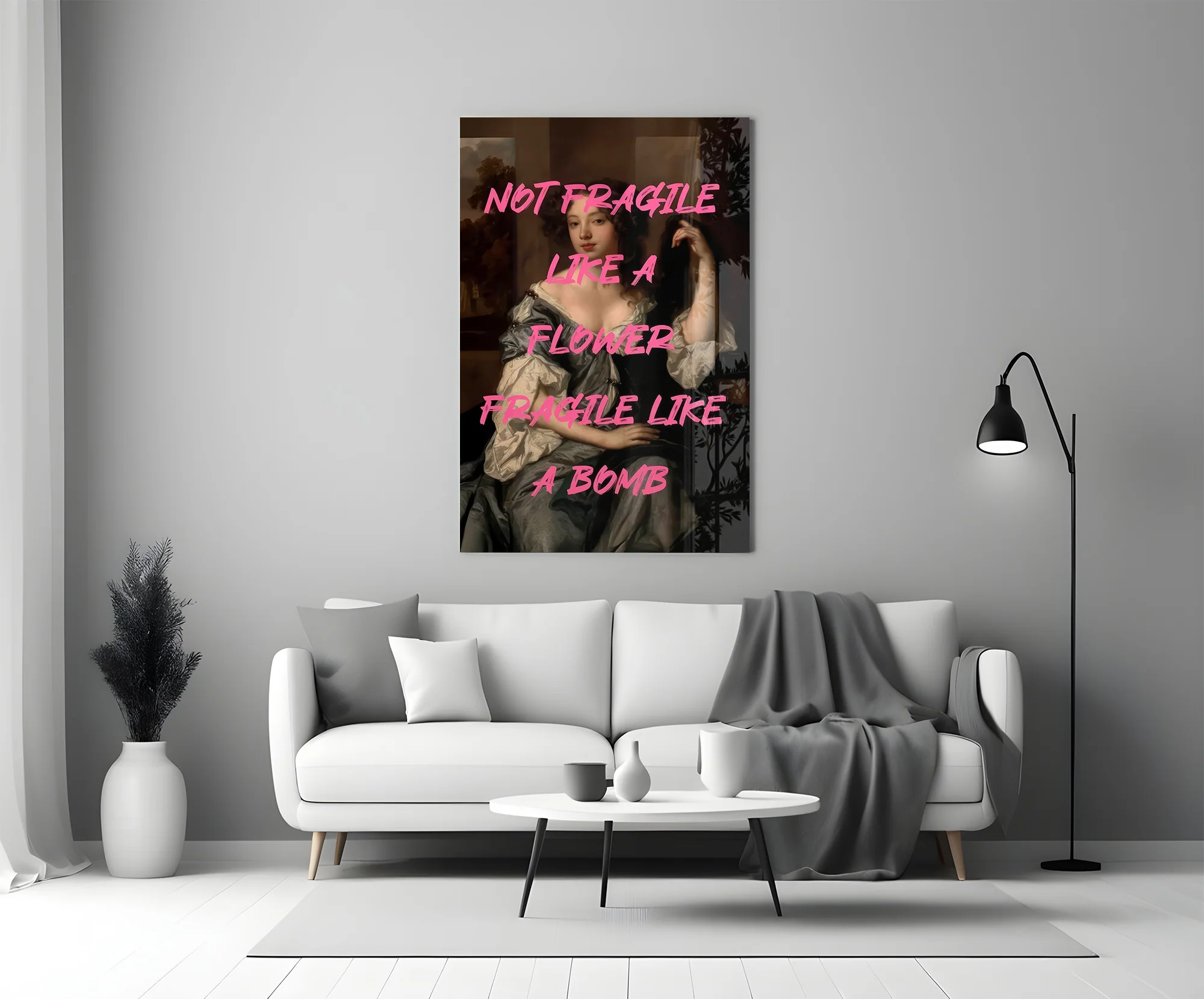 Fragile Bomb Glass Wall Art - Image 6