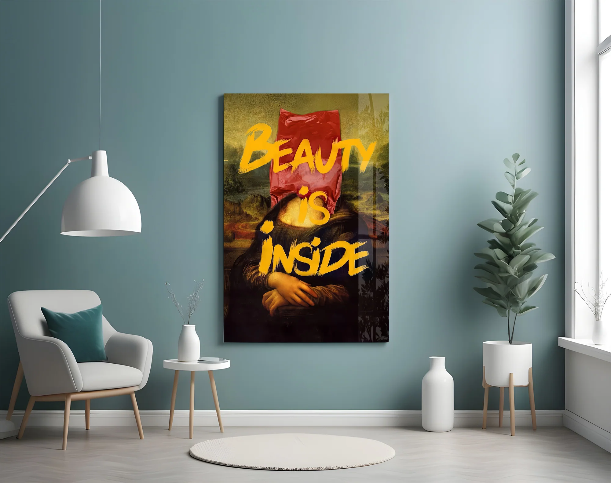 Inner Beauty Glass Wall Art - Image 5