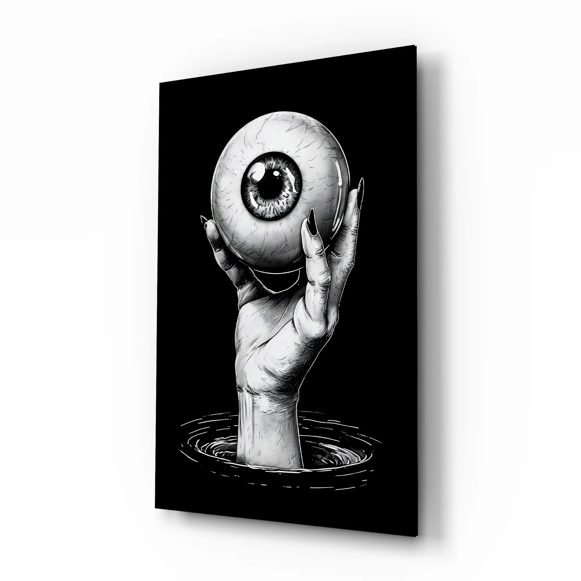 Eyes of the Abyss Glass Wall Art - Image 2