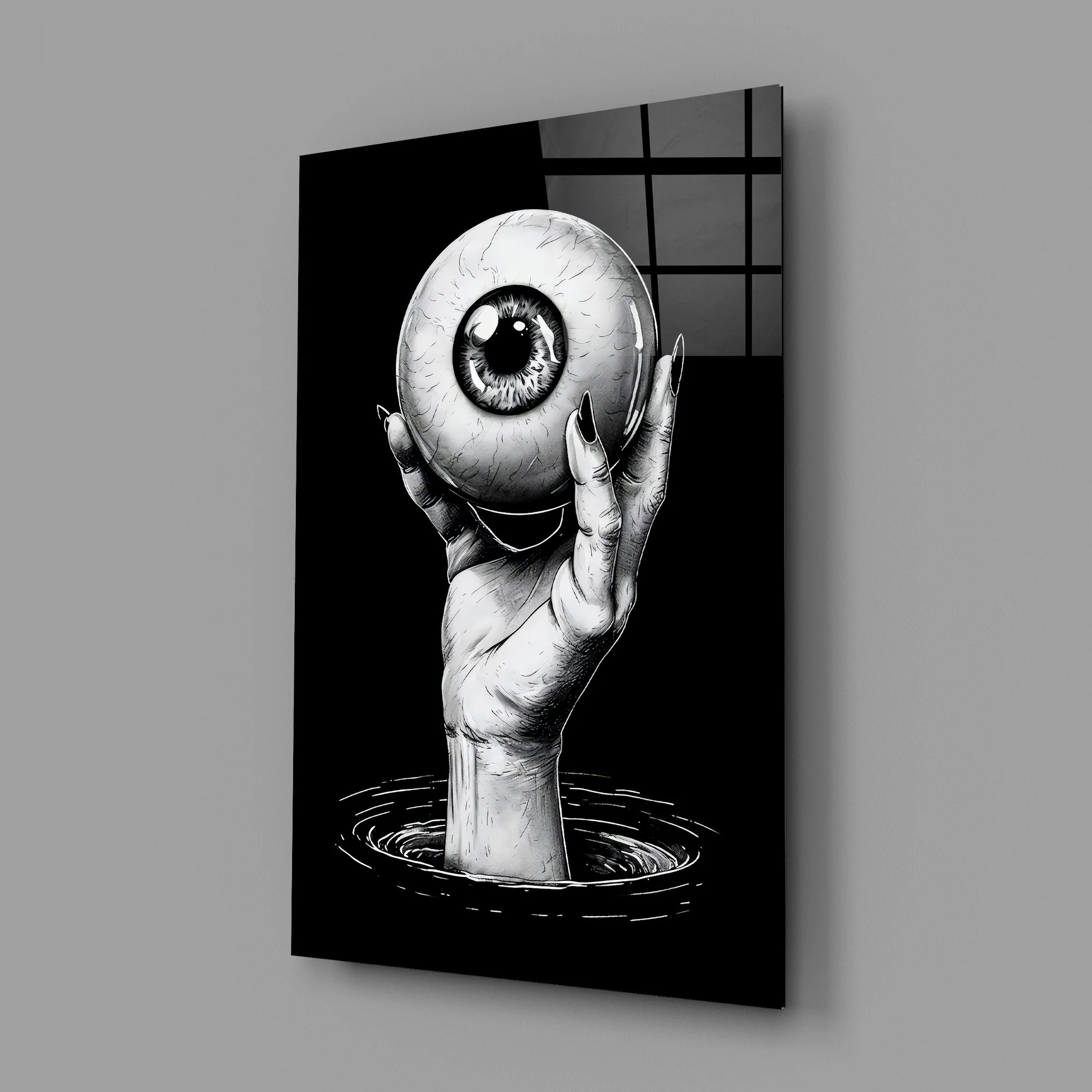 Eyes of the Abyss Glass Wall Art - Image 3