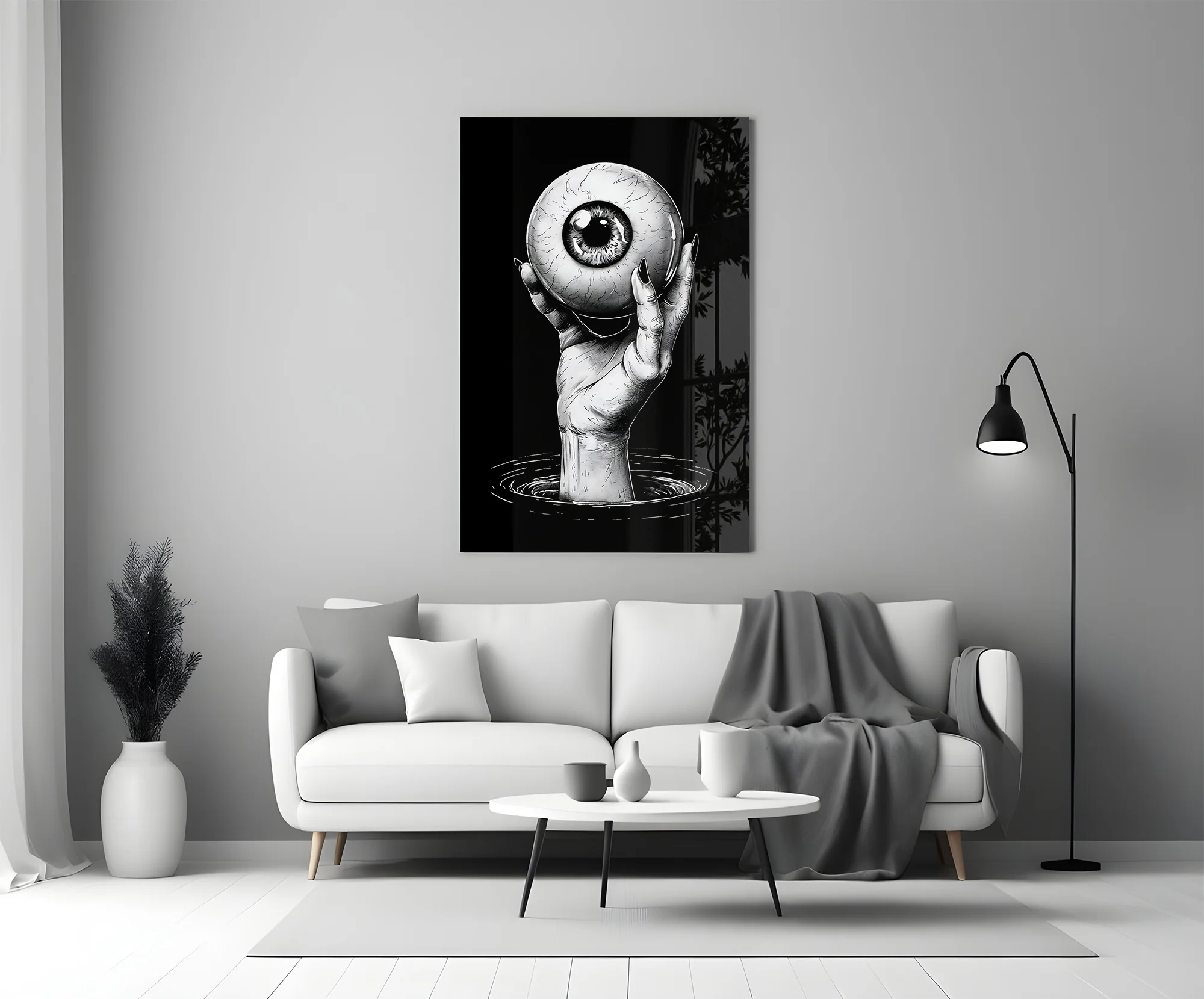 Eyes of the Abyss Glass Wall Art - Image 6