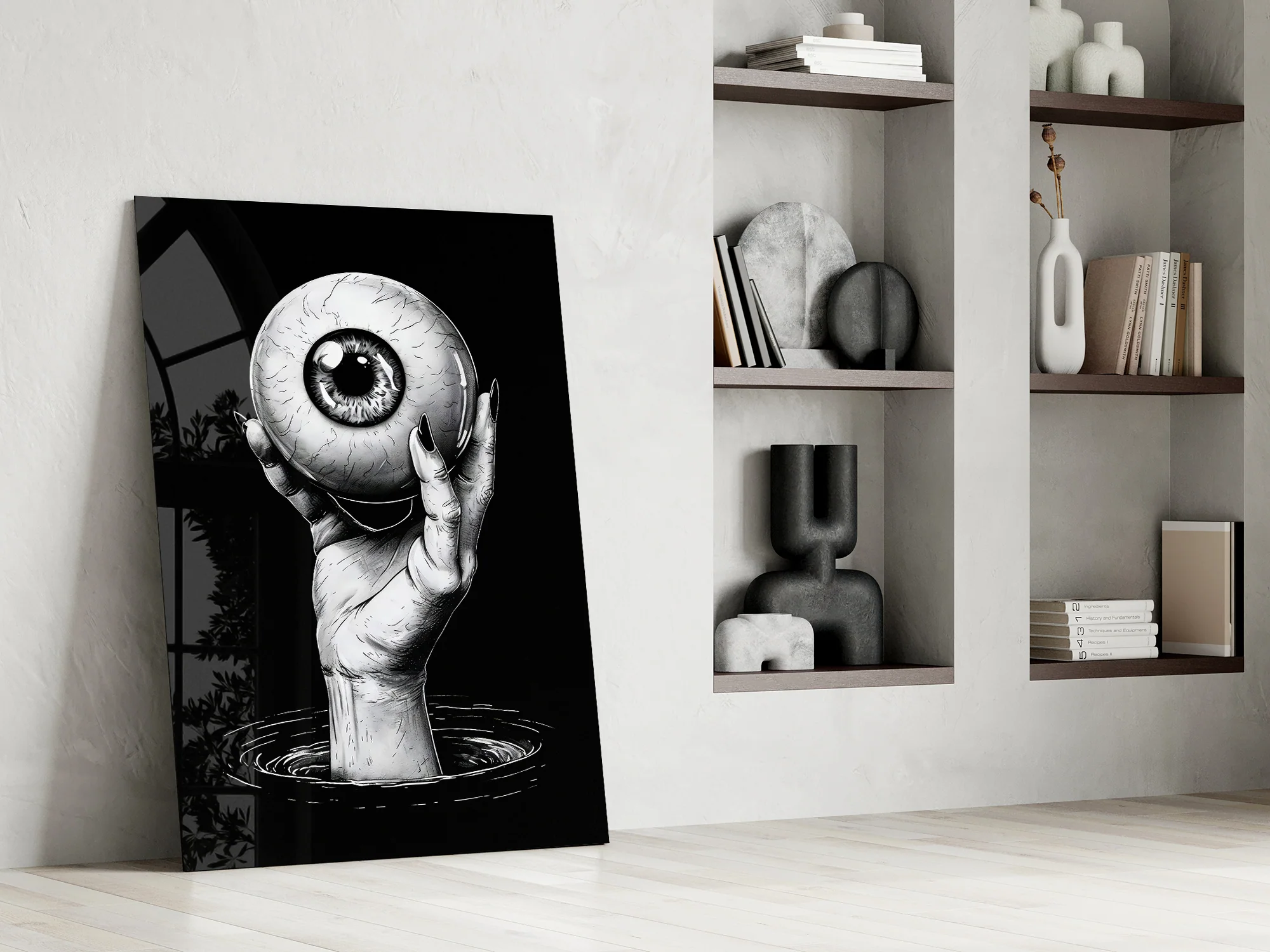 Eyes of the Abyss Glass Wall Art - Image 8