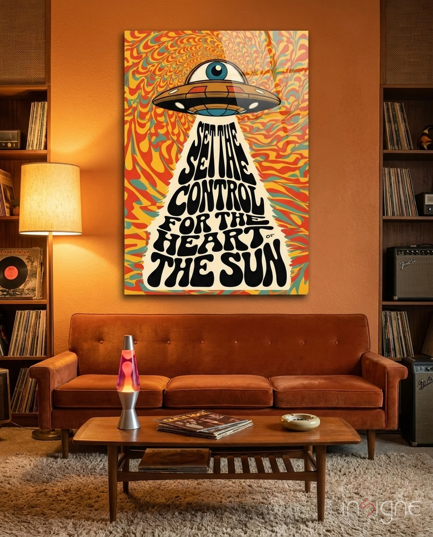 UFO Eye Control Sun Glass Wall Art