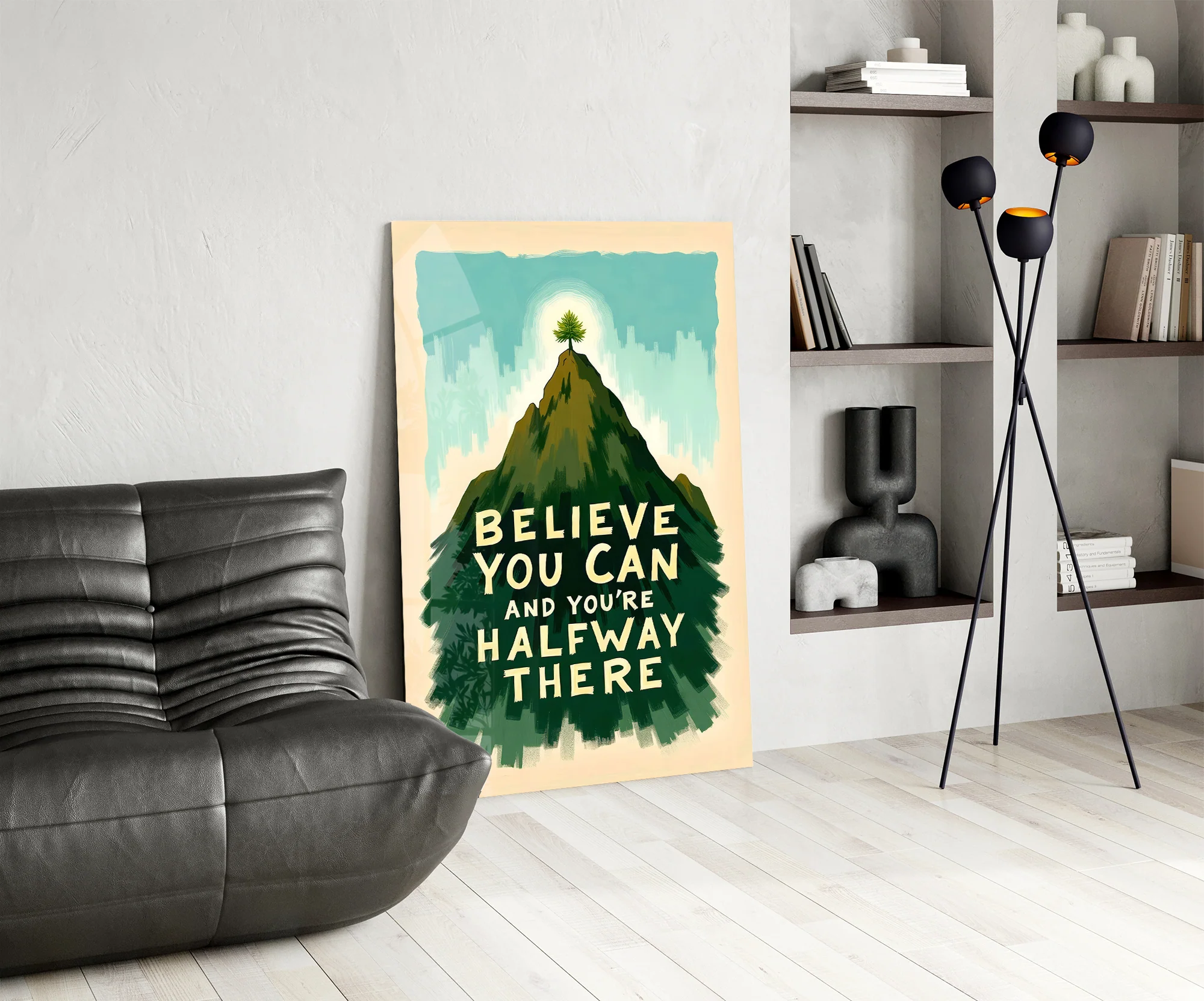 Believe You Can Glass Wall Art - Image 7