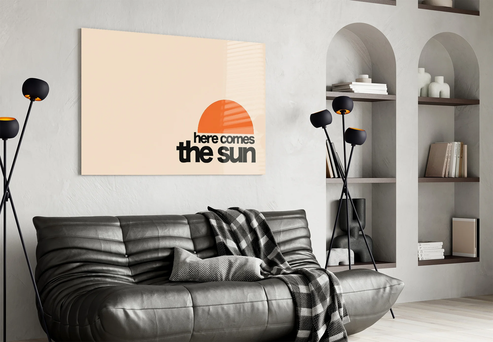 Sunrise Serenity Glass Wall Art - Image 5