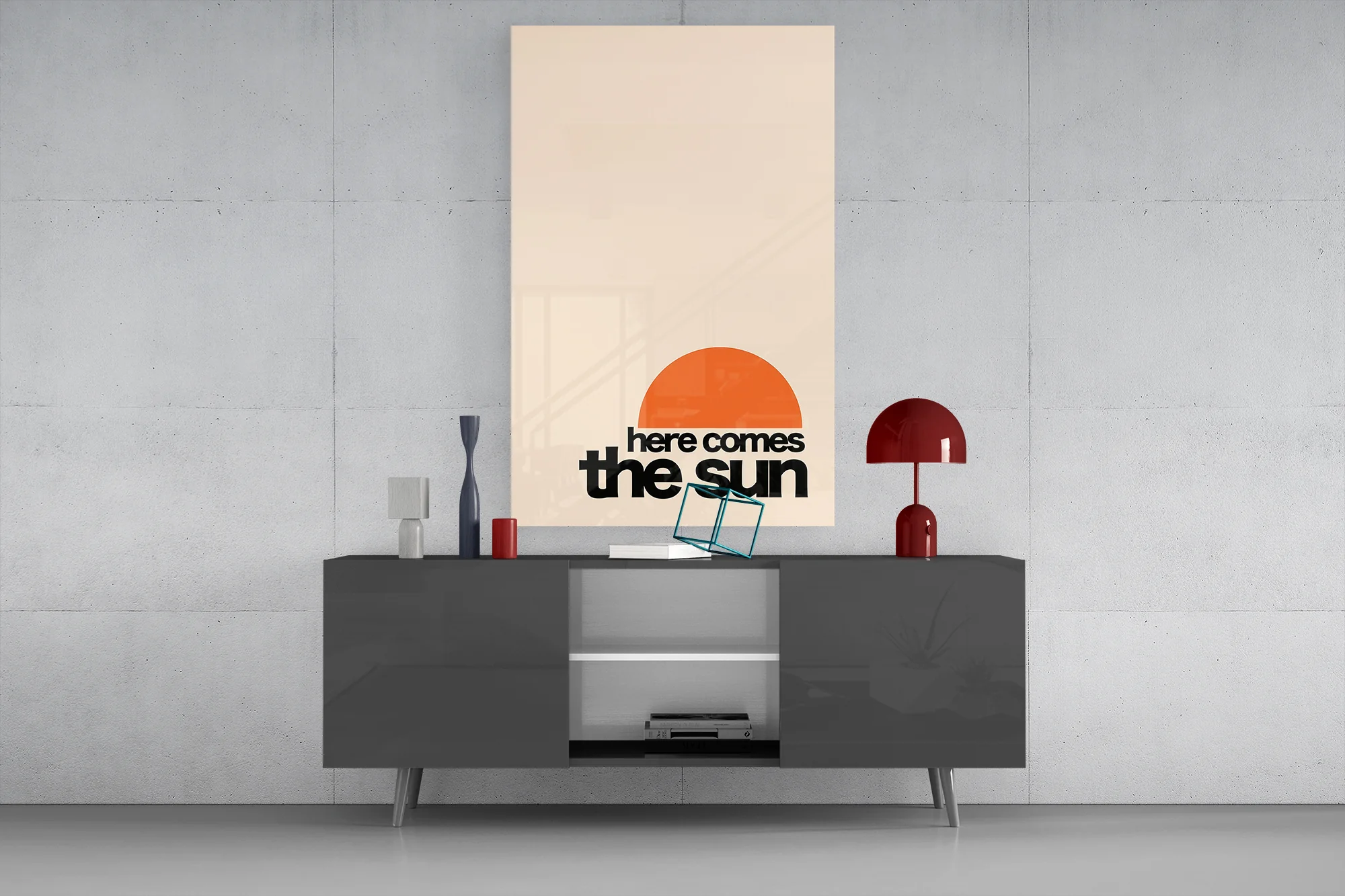 Sunset Serenity Glass Wall Art - Image 9
