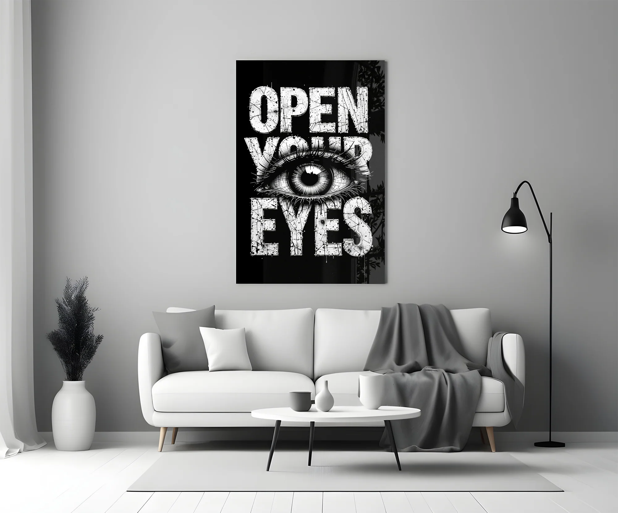 Open Your Eyes Glass Wall Art - Image 6