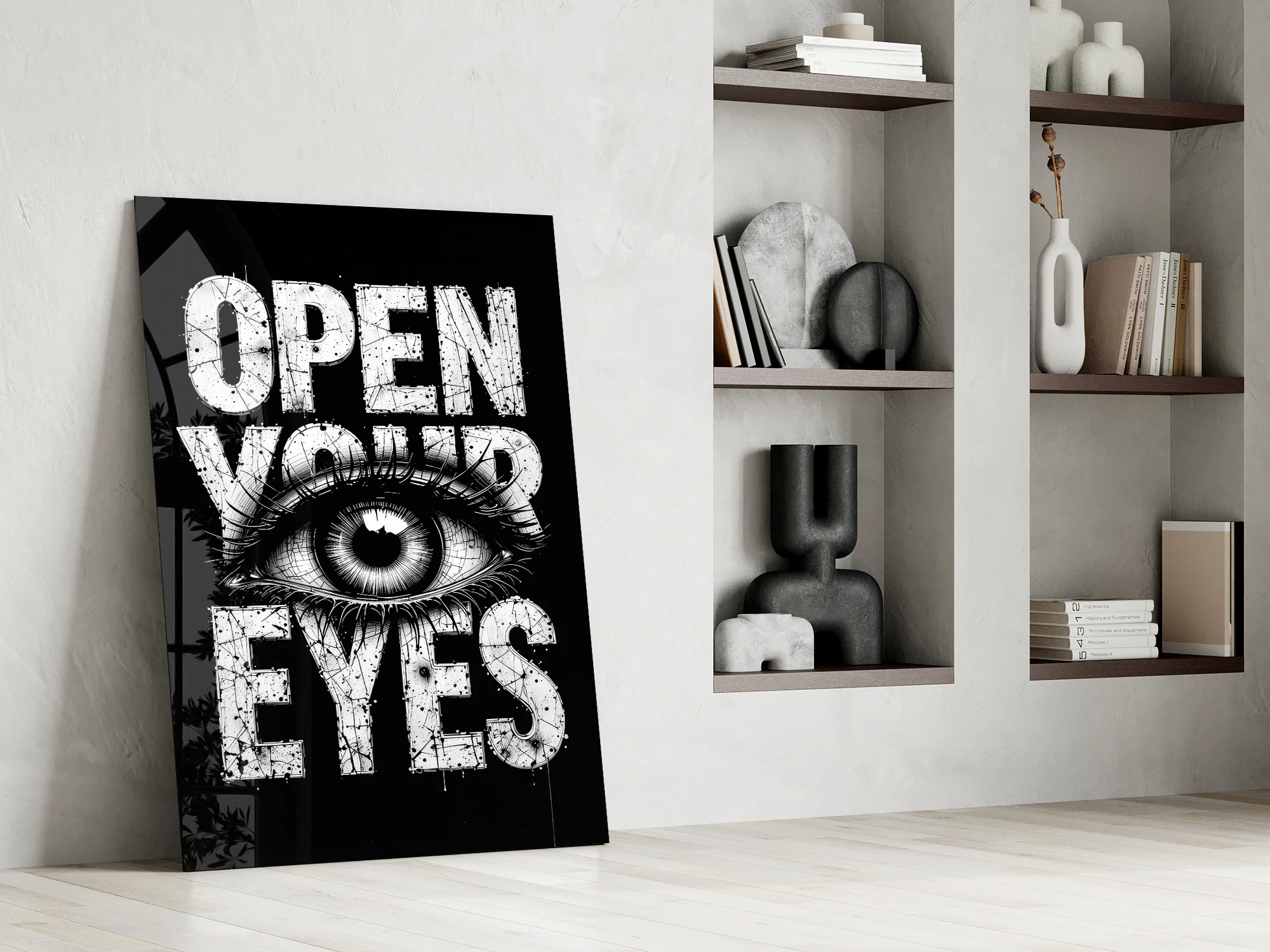 Open Your Eyes Glass Wall Art - Image 8
