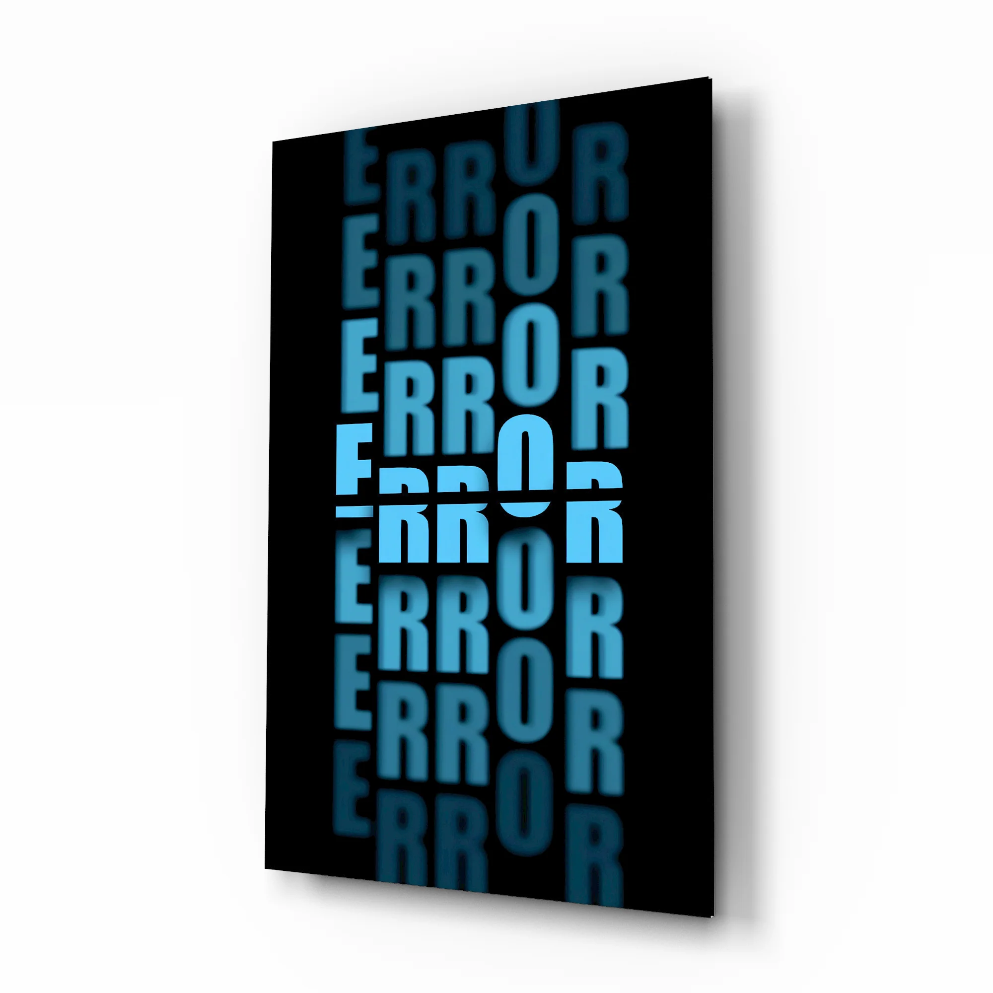 Error Repeated Glass Wall Art - Image 2