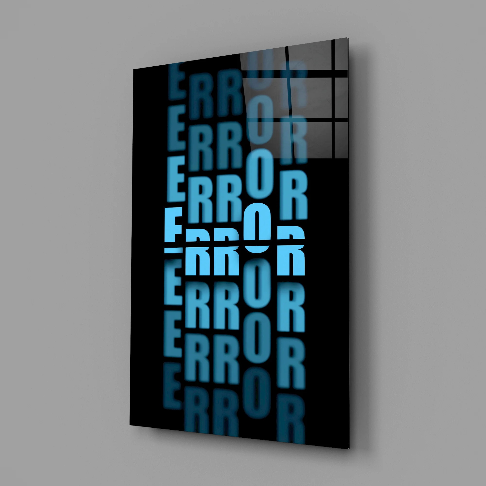 Error Repeated Glass Wall Art - Image 3