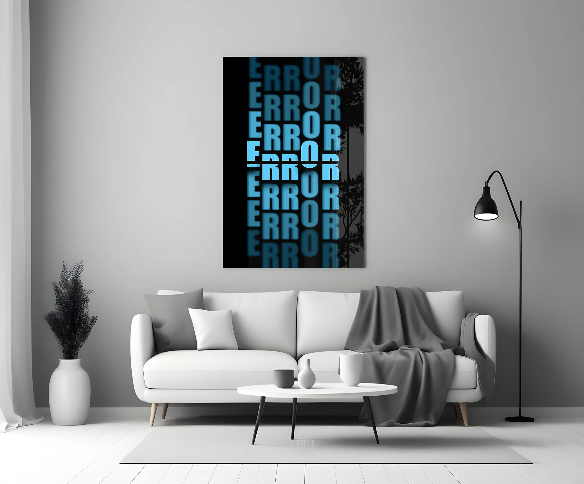 Error Repeated Glass Wall Art - Image 6