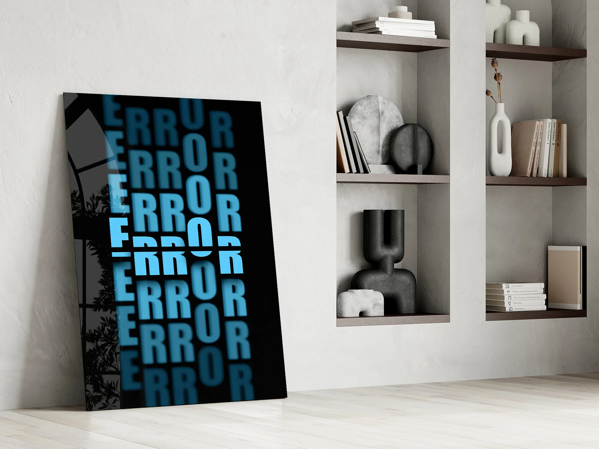 Error Repeated Glass Wall Art - Image 8