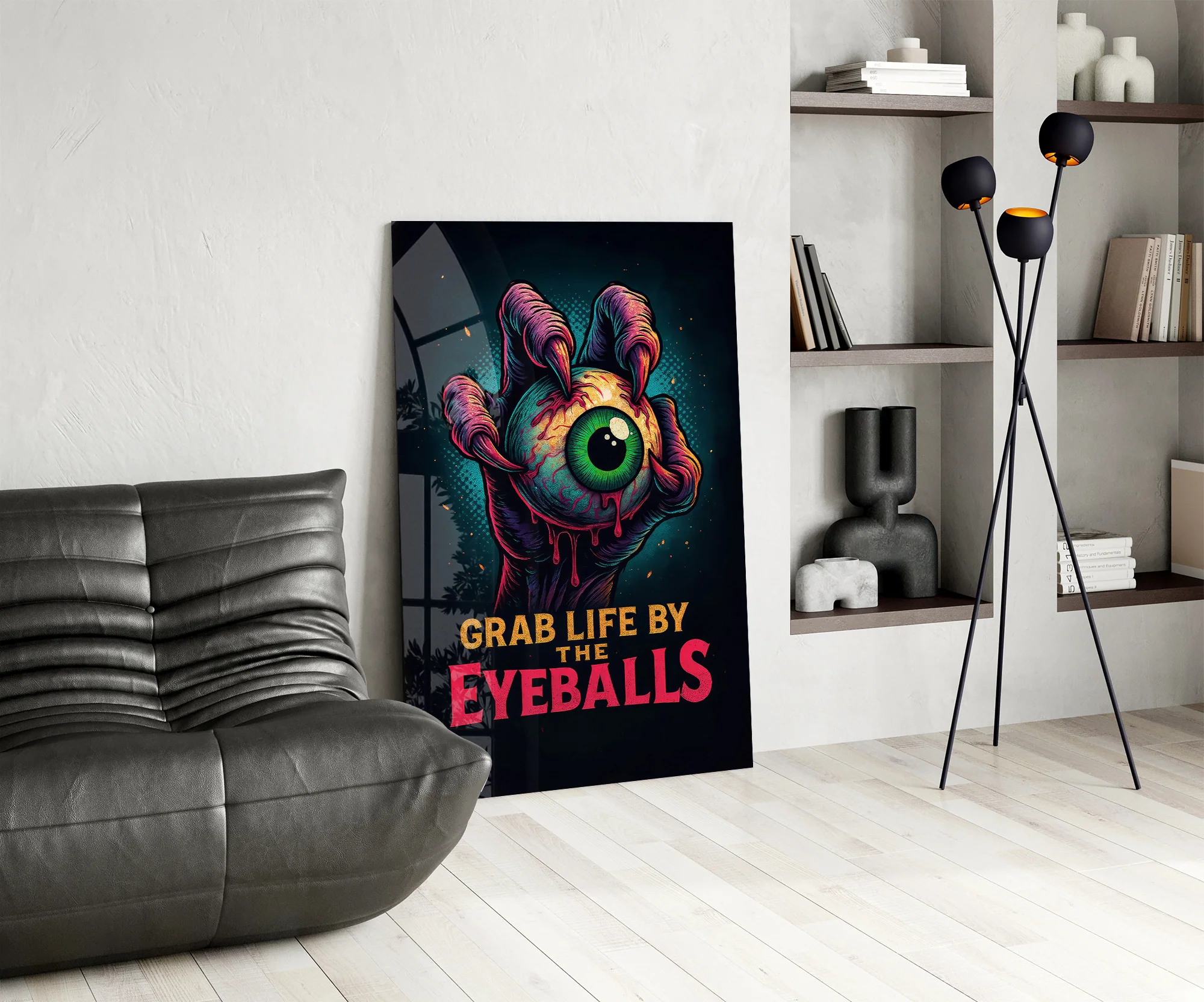 Eyes of the Apocalypse Glass Wall Art - Image 7