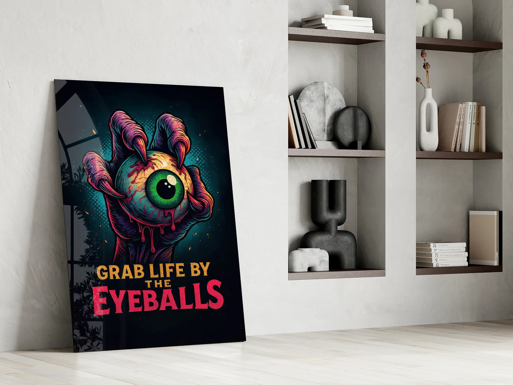 Eyes of the Apocalypse Glass Wall Art - Image 8