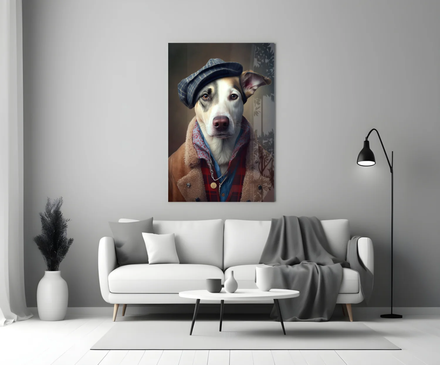 Dog Vogue Glass Wall Art|| Designer's Collection - Image 4
