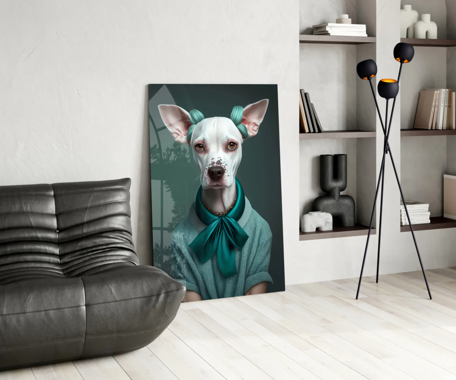 Dog Vogue Glass Wall Art|| Designer's Collection - Image 6