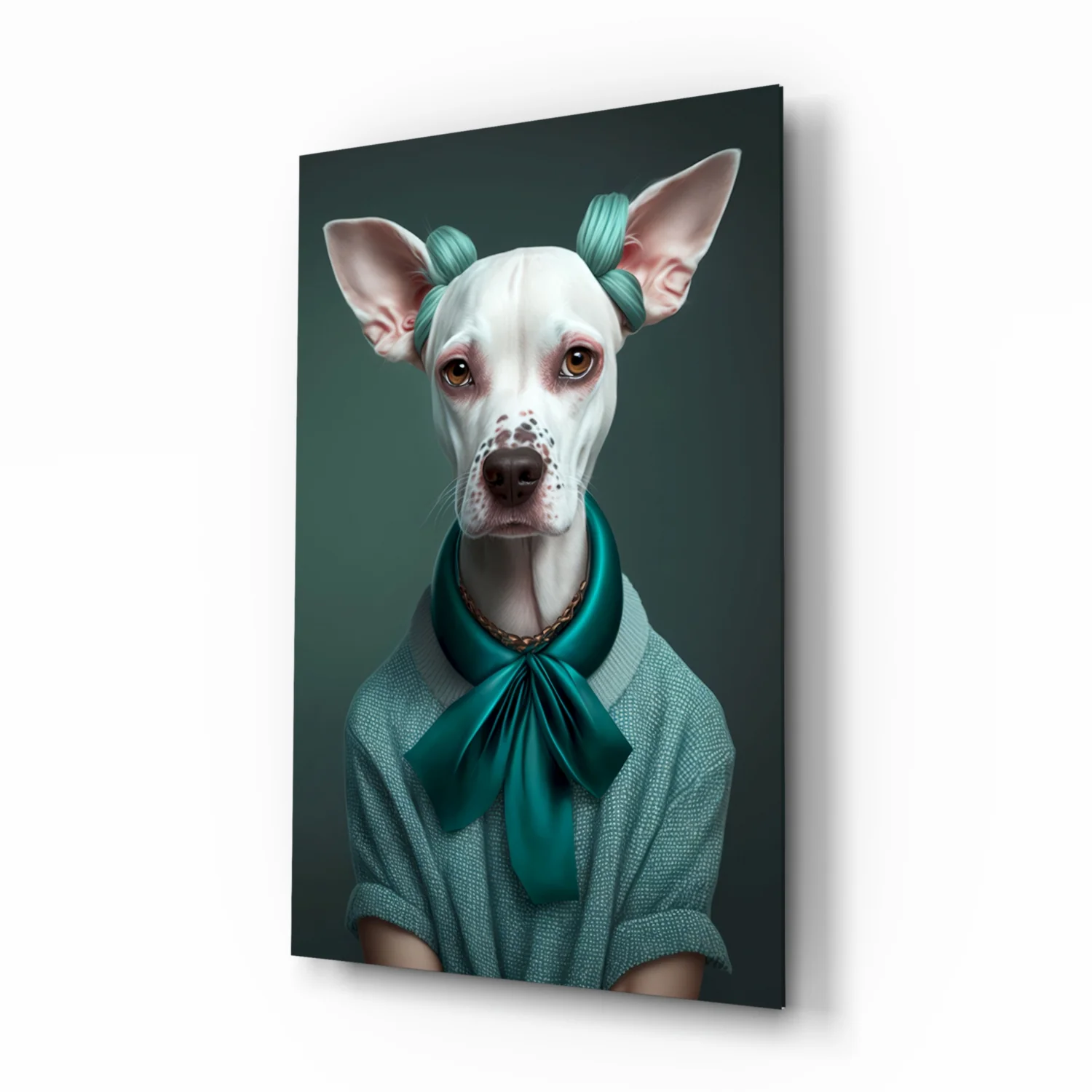Dog Vogue Glass Wall Art|| Designer's Collection - Image 2