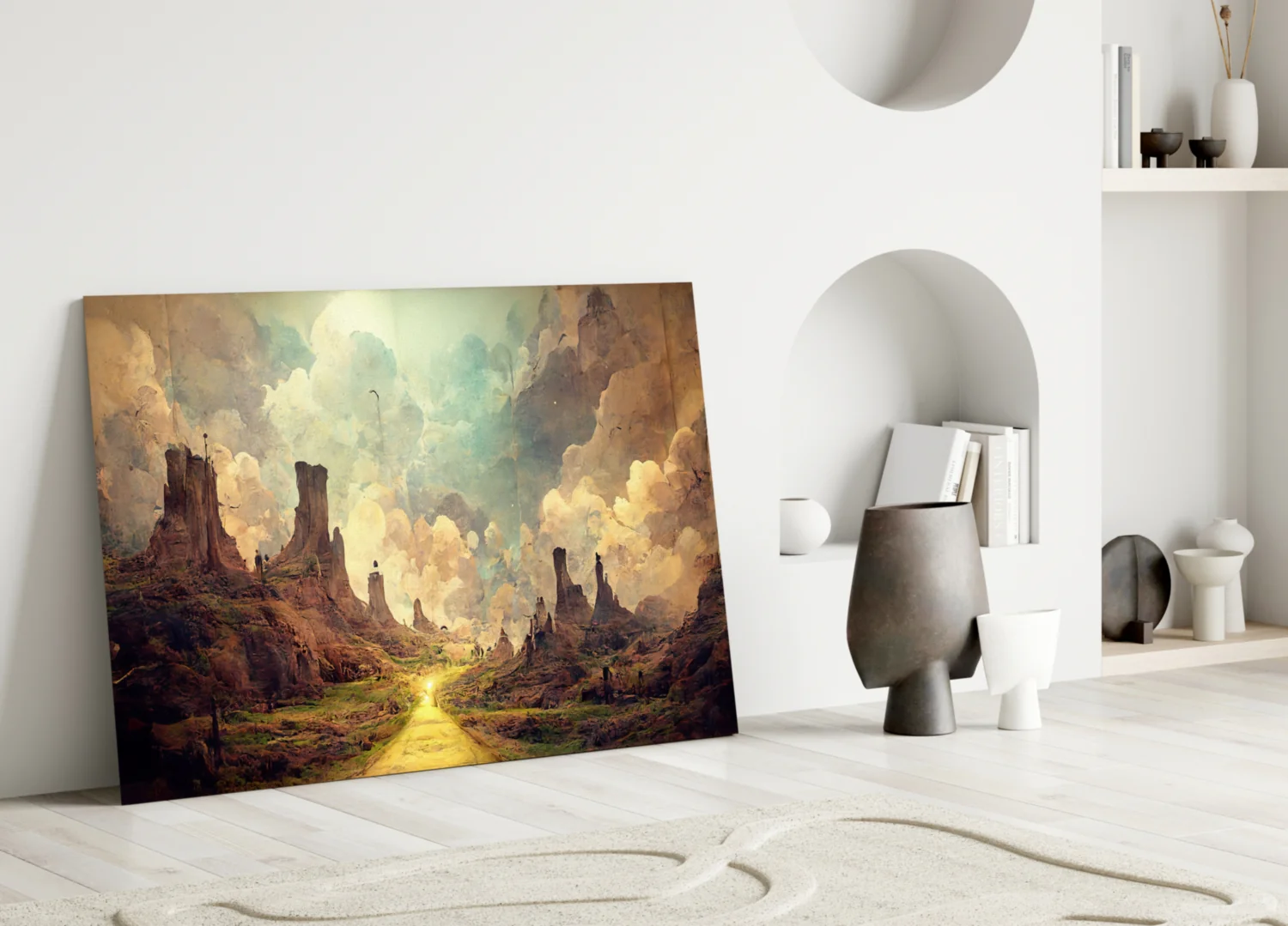 Road to the End Glass Art  || Designer Collection - Image 4
