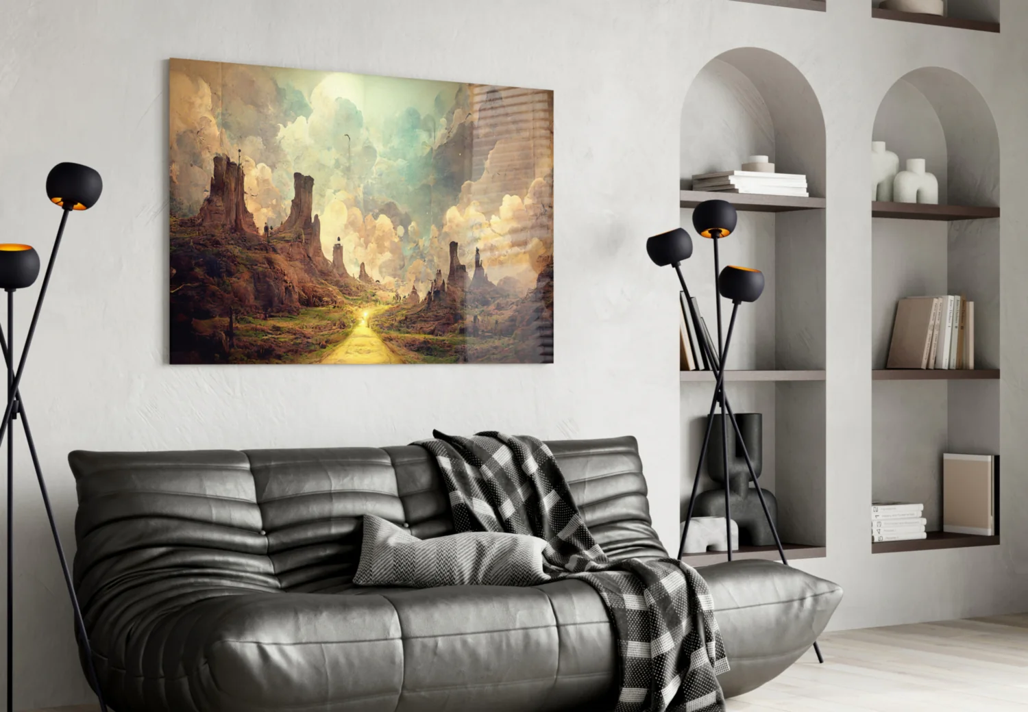 Road to the End Glass Art  || Designer Collection - Image 5