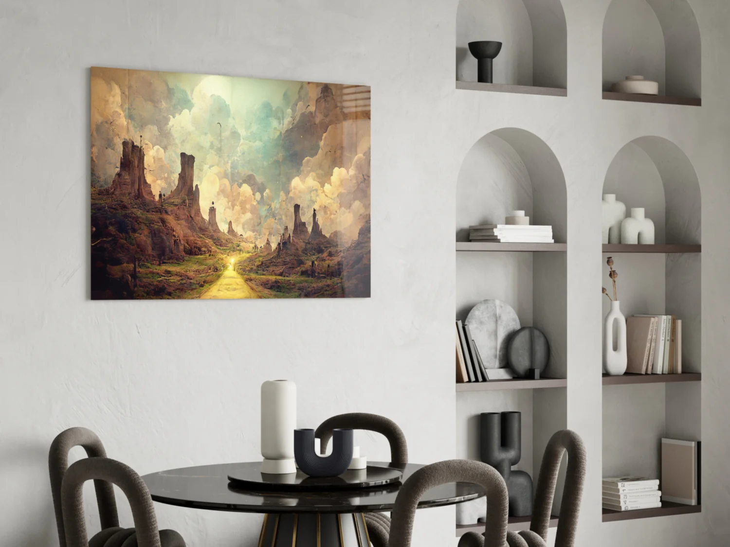 Road to the End Glass Art  || Designer Collection - Image 6