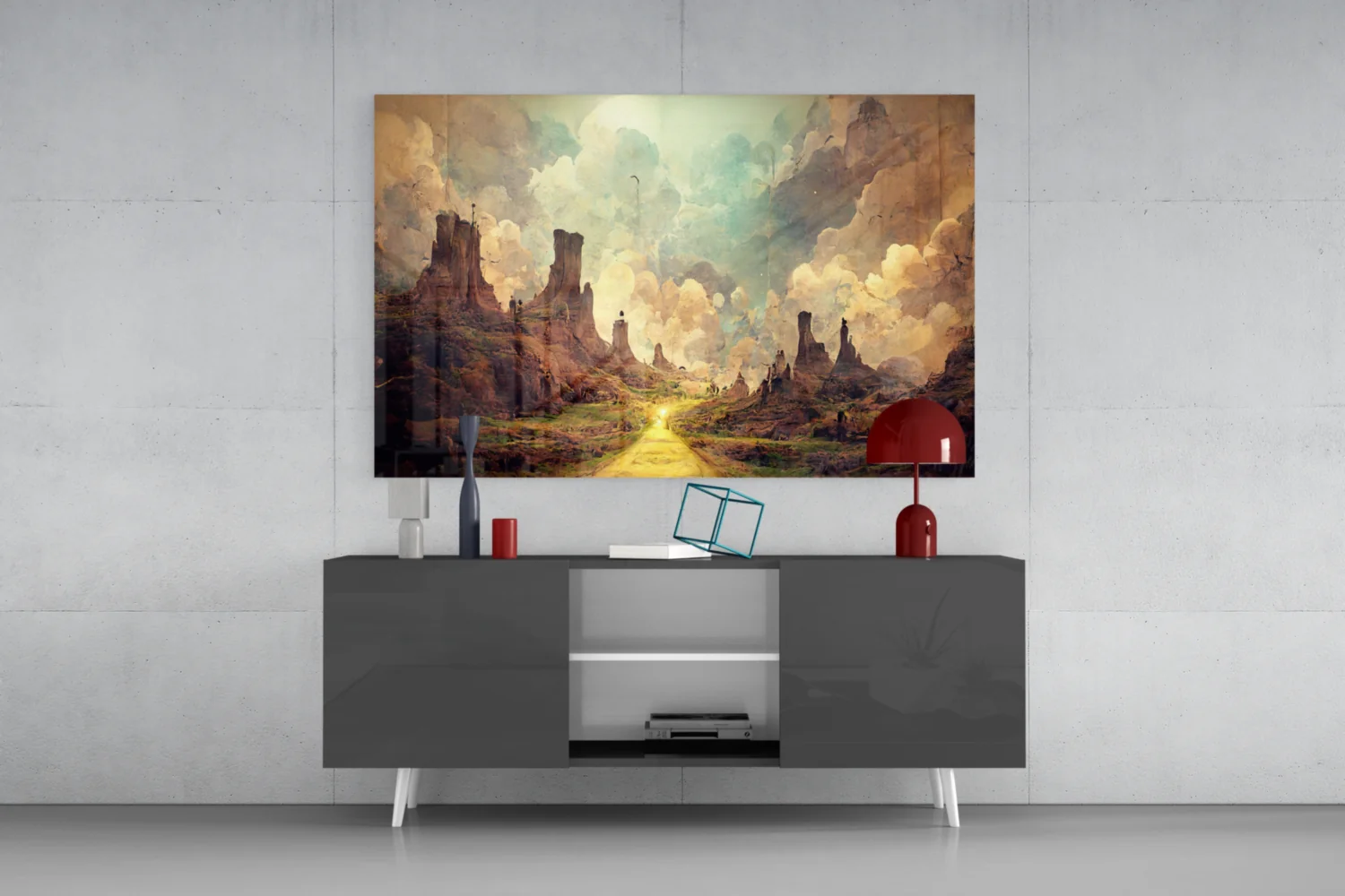 Road to the End Glass Art  || Designer Collection - Image 9
