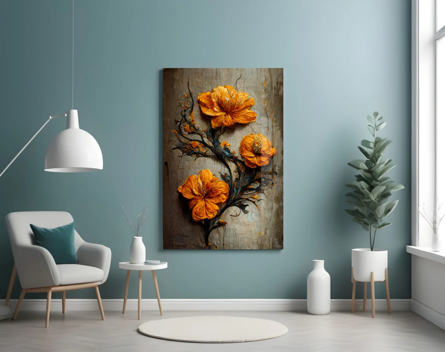 Timeless Flowers Glass Art || Designer Collection - Image 5