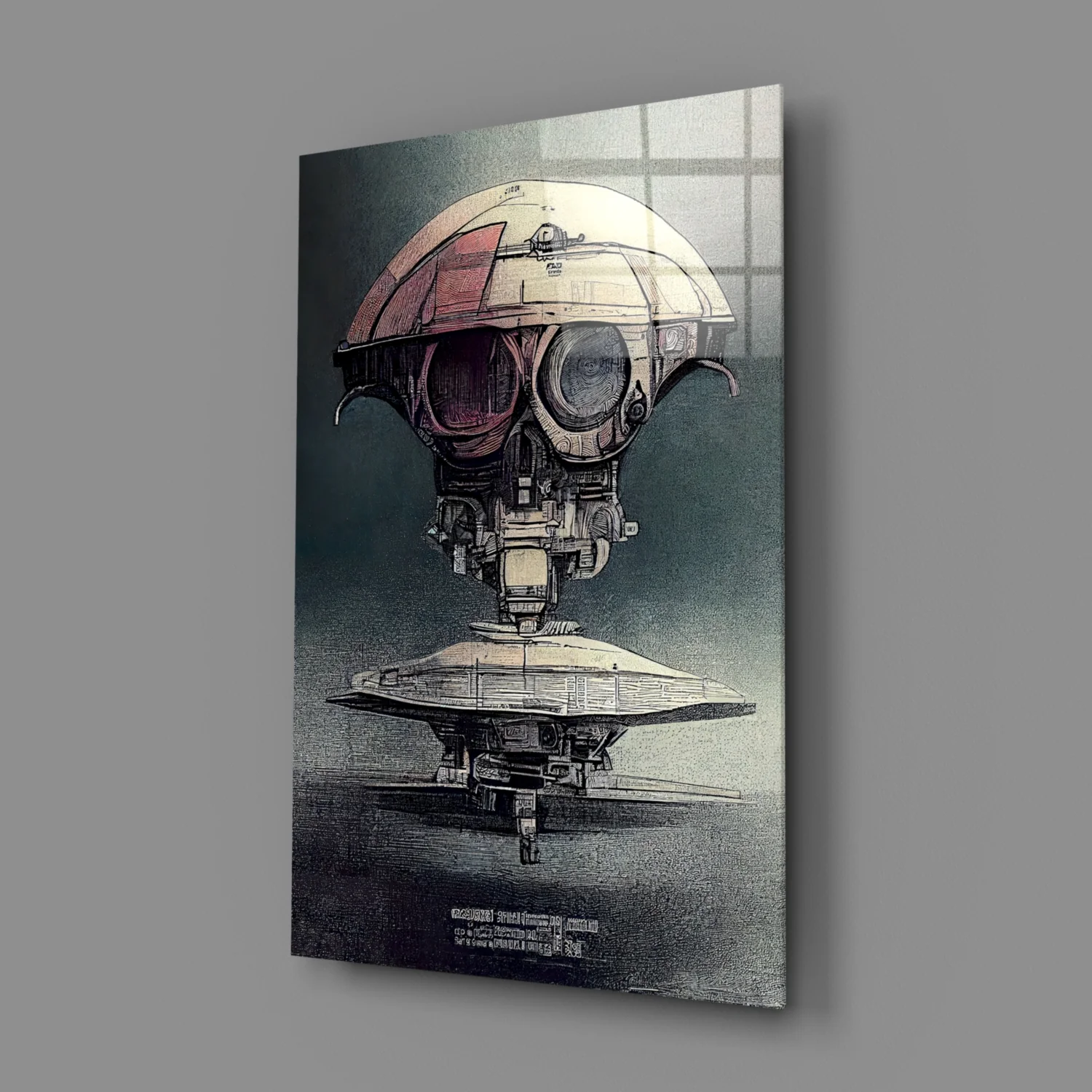 The Arrival Glass Wall Art || Designer Collection - Image 3