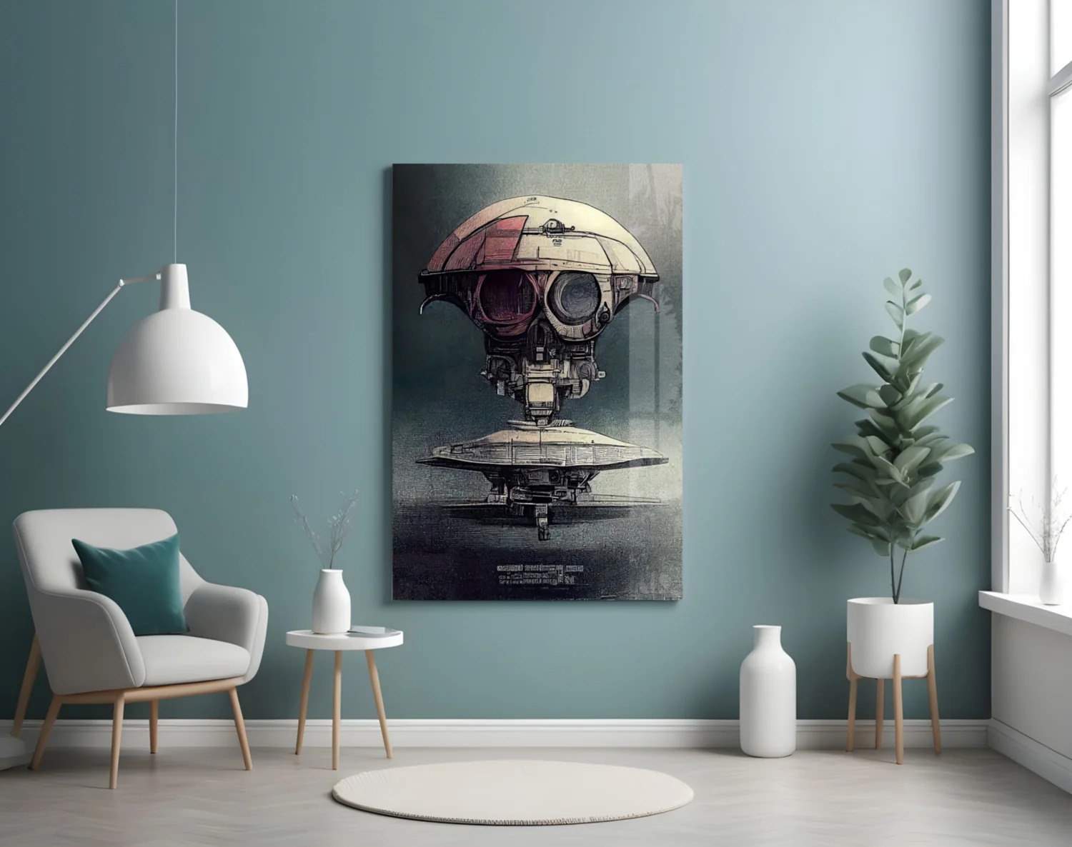 The Arrival Glass Wall Art || Designer Collection - Image 5