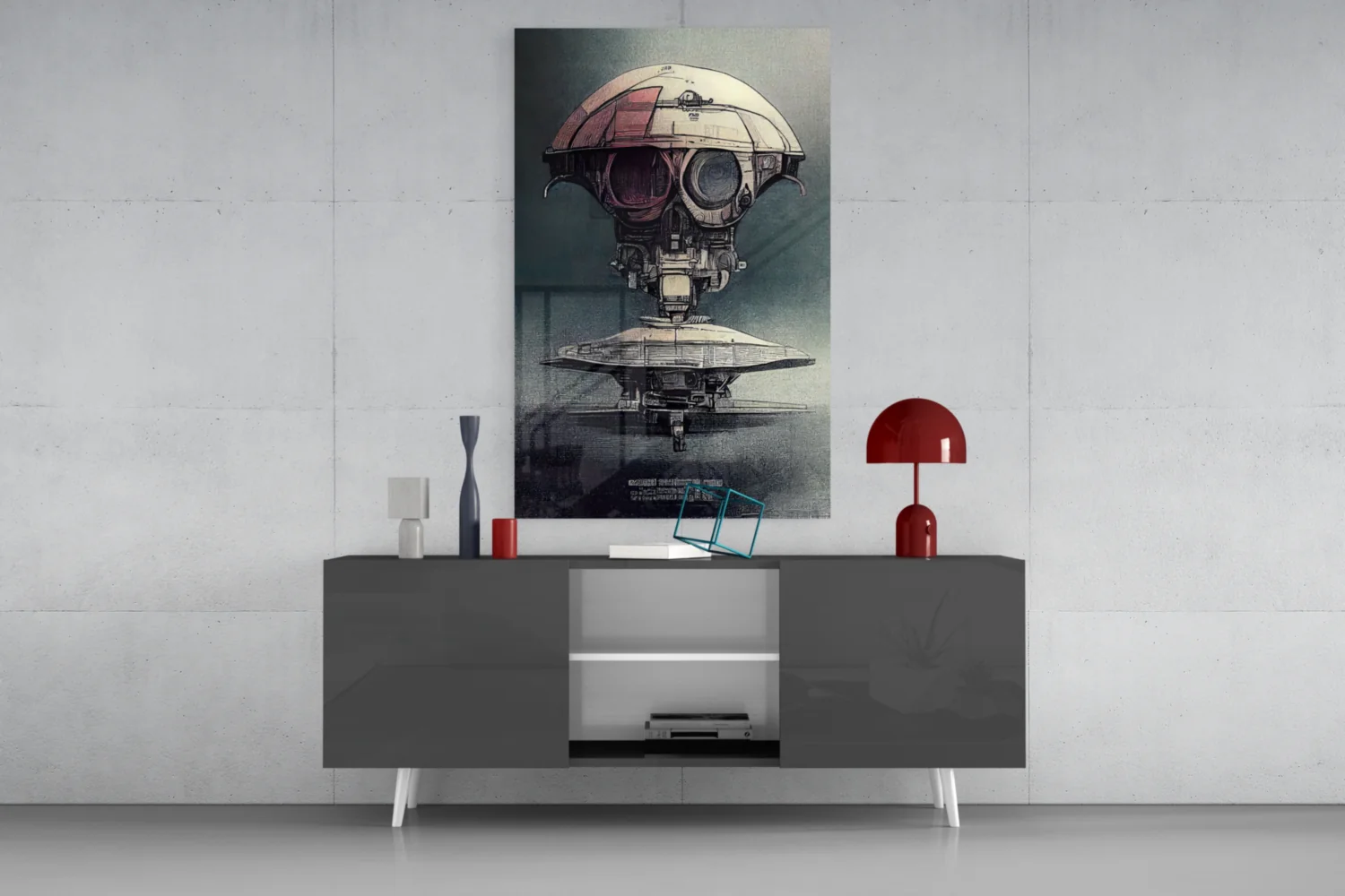 The Arrival Glass Wall Art || Designer Collection - Image 9