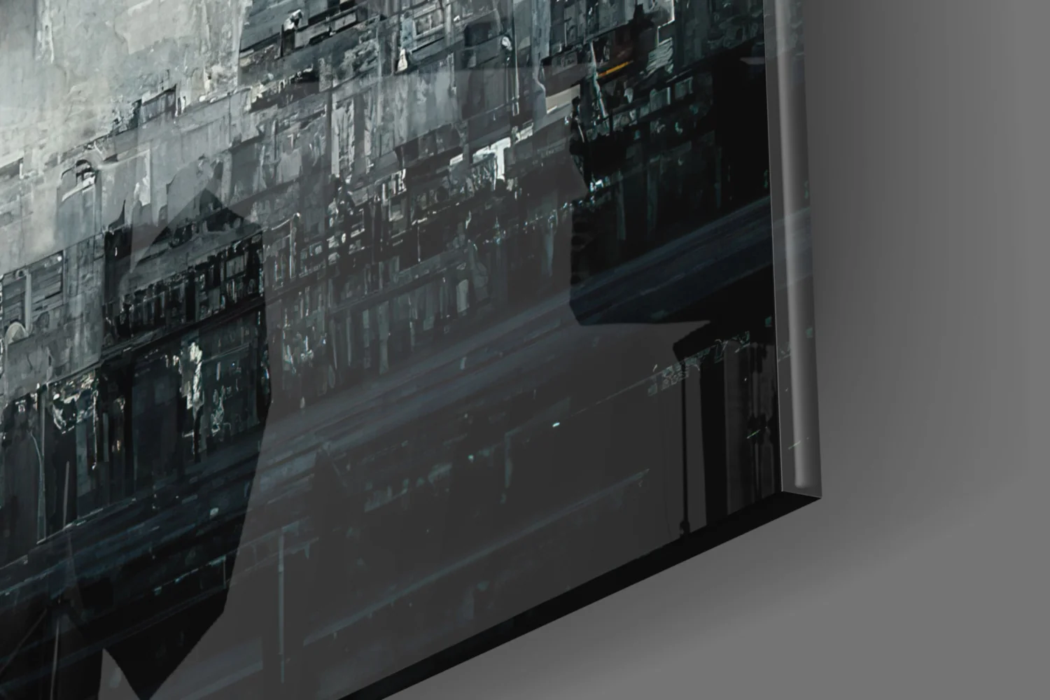 Old City Silhouette Glass Art  || Designer Collection - Image 8