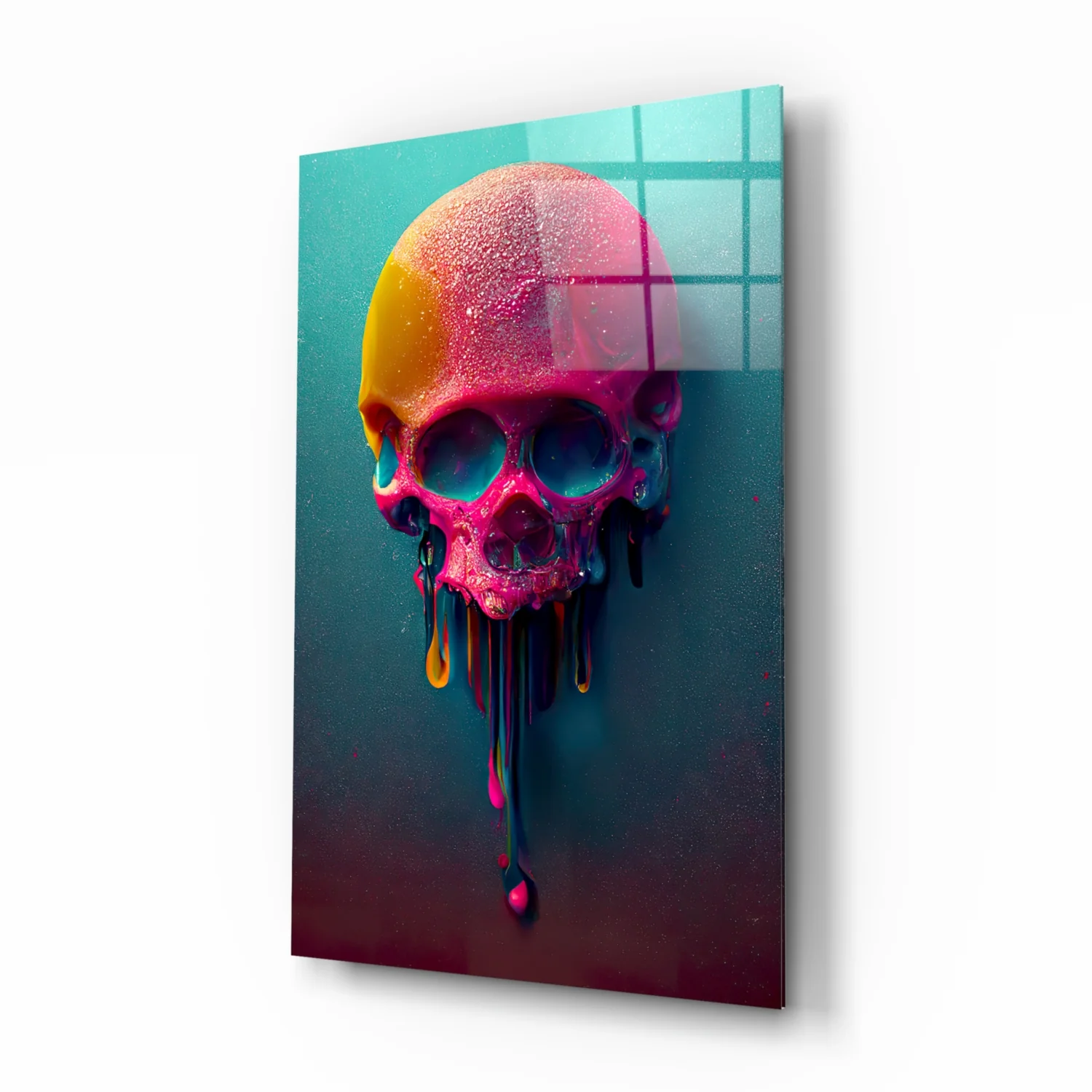 Melt of the Skull Glass Art  || Designer Collection - Image 2