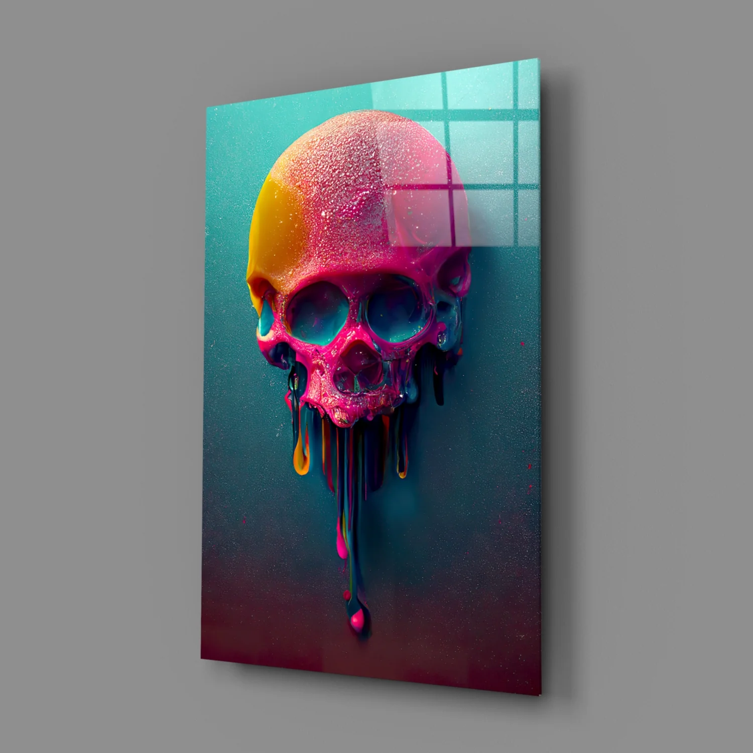 Melt of the Skull Glass Art  || Designer Collection - Image 3