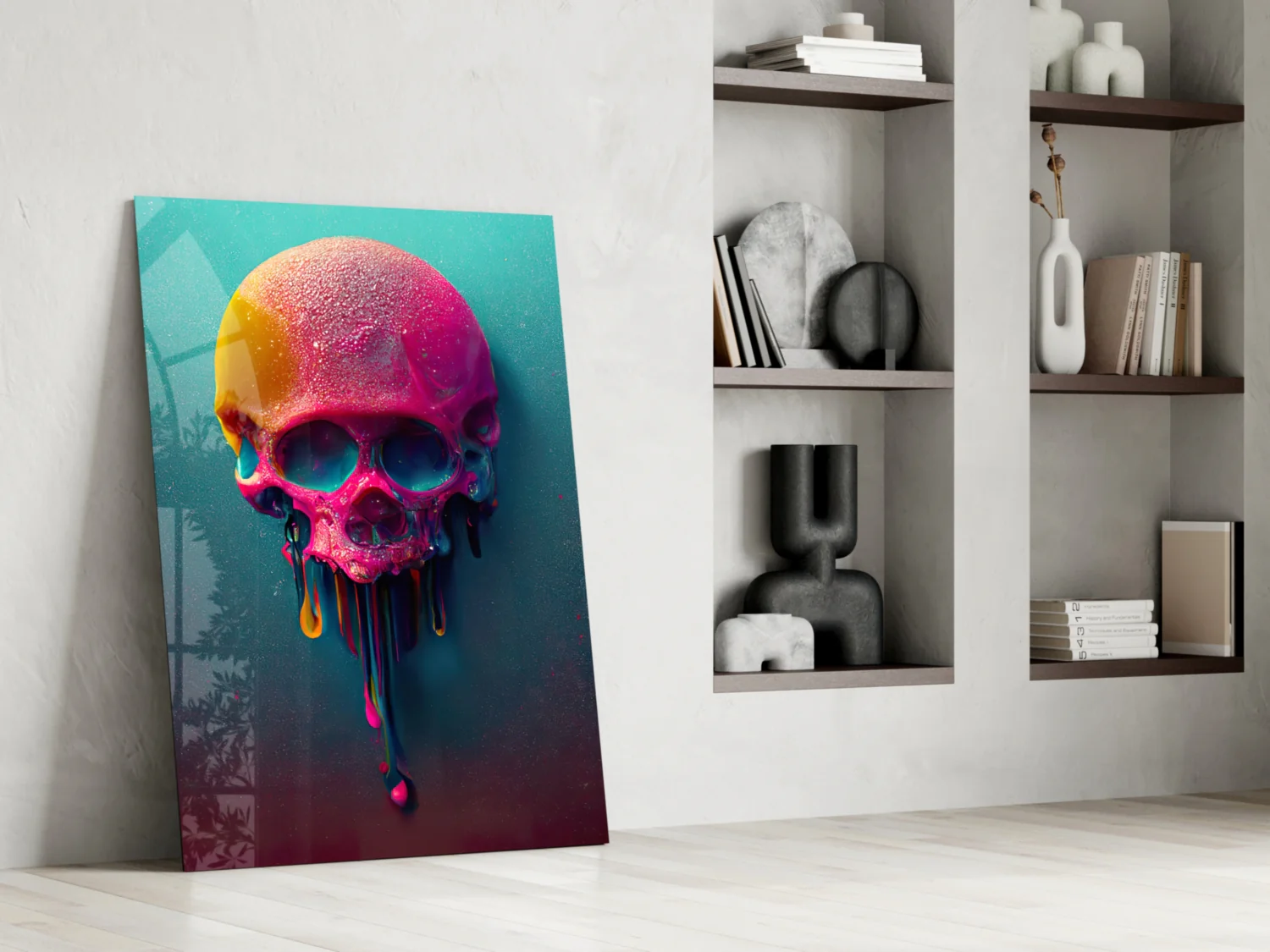 Melt of the Skull Glass Art  || Designer Collection - Image 7