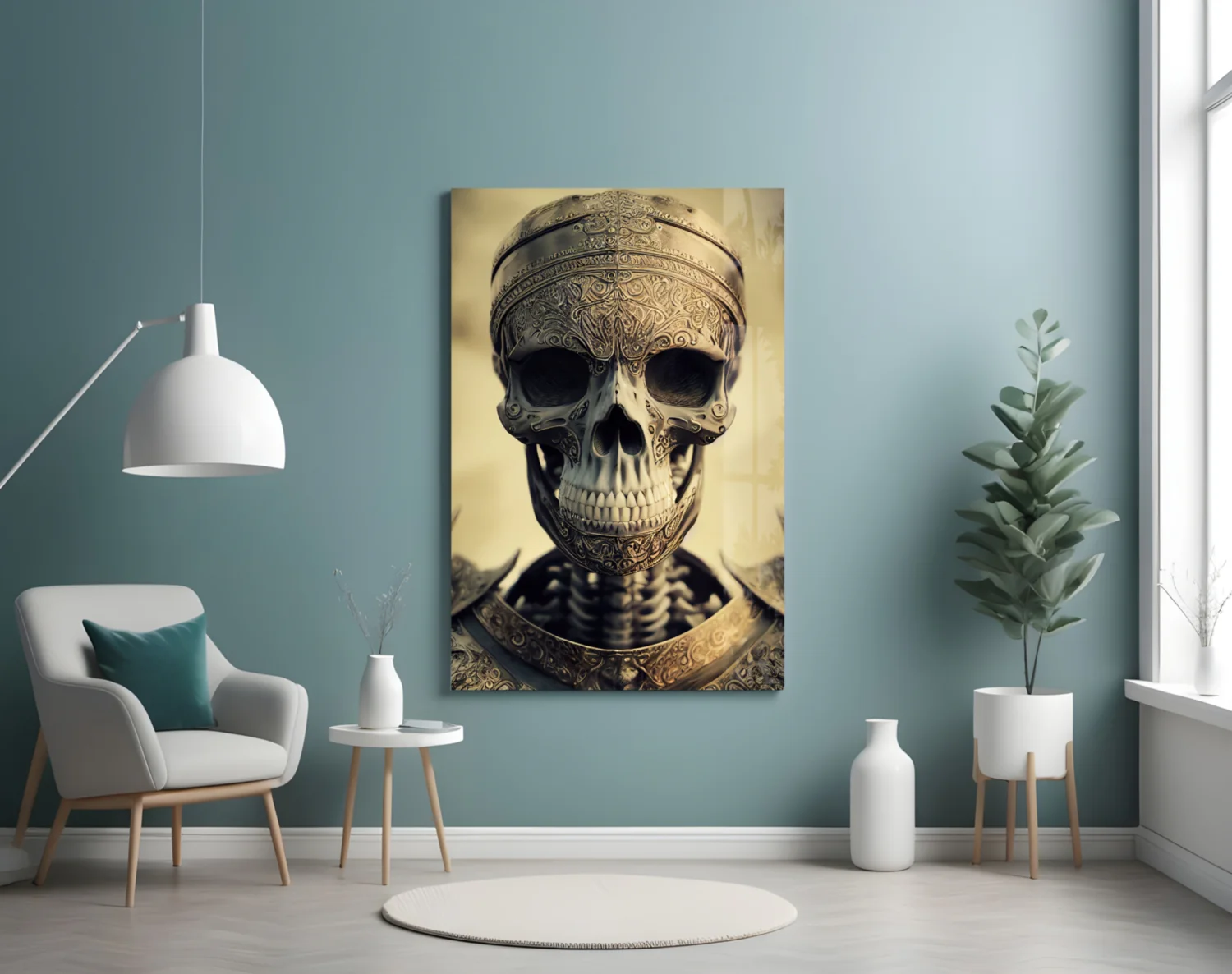 The Immortal Fighter Glass Wall Art || Designer Collection - Image 5