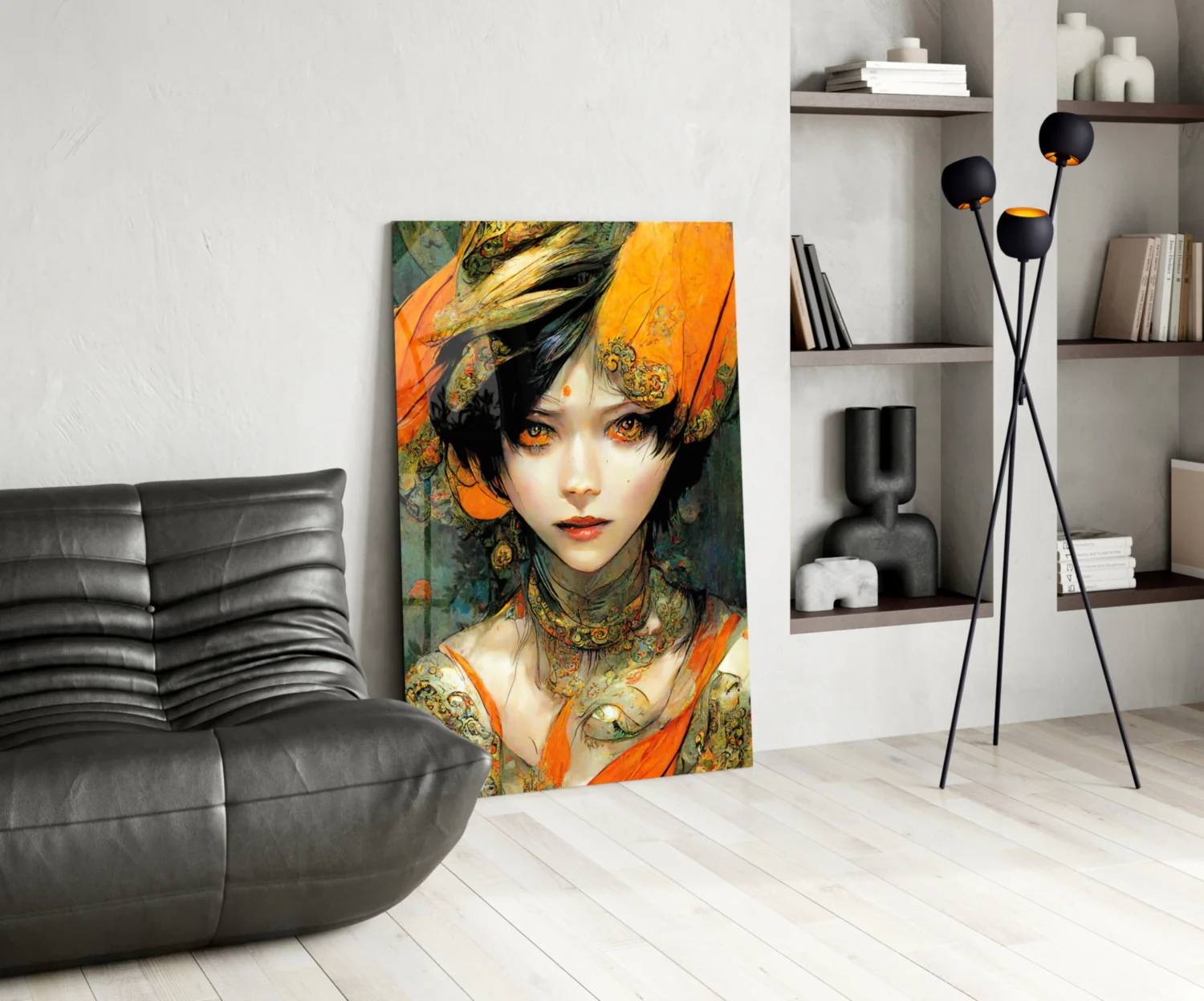 The Elegiac in Eyes Glass Wall Art || Designer Collection - Image 6