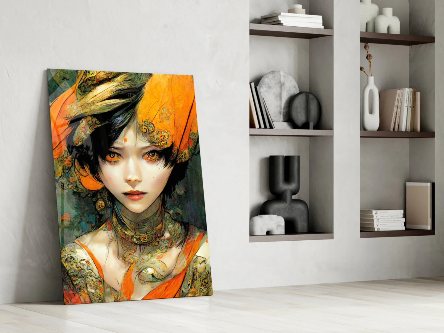 The Elegiac in Eyes Glass Wall Art || Designer Collection - Image 7