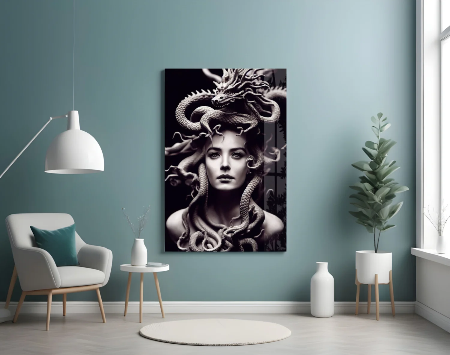 Medusa Glass Art || Designer Collection - Image 5