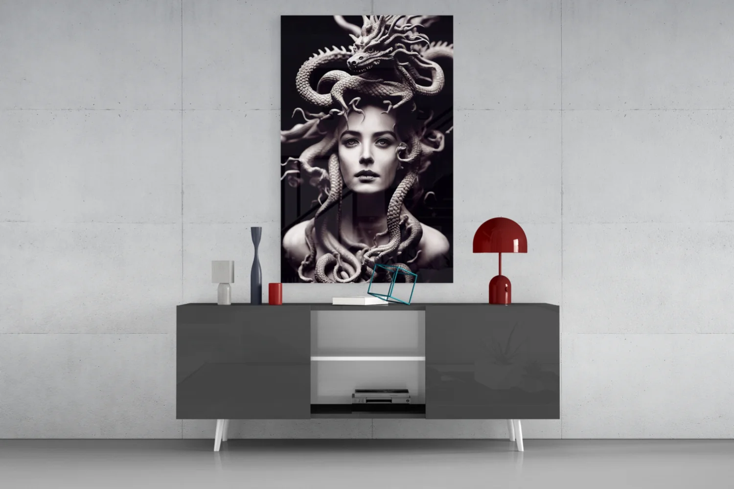 Medusa Glass Art || Designer Collection - Image 9